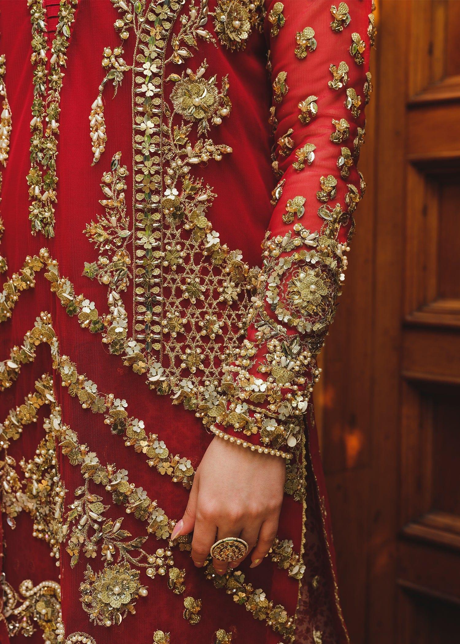 Saira Shakira | Wedding Collection 24 | Cayenne - Aqsa Fabrics