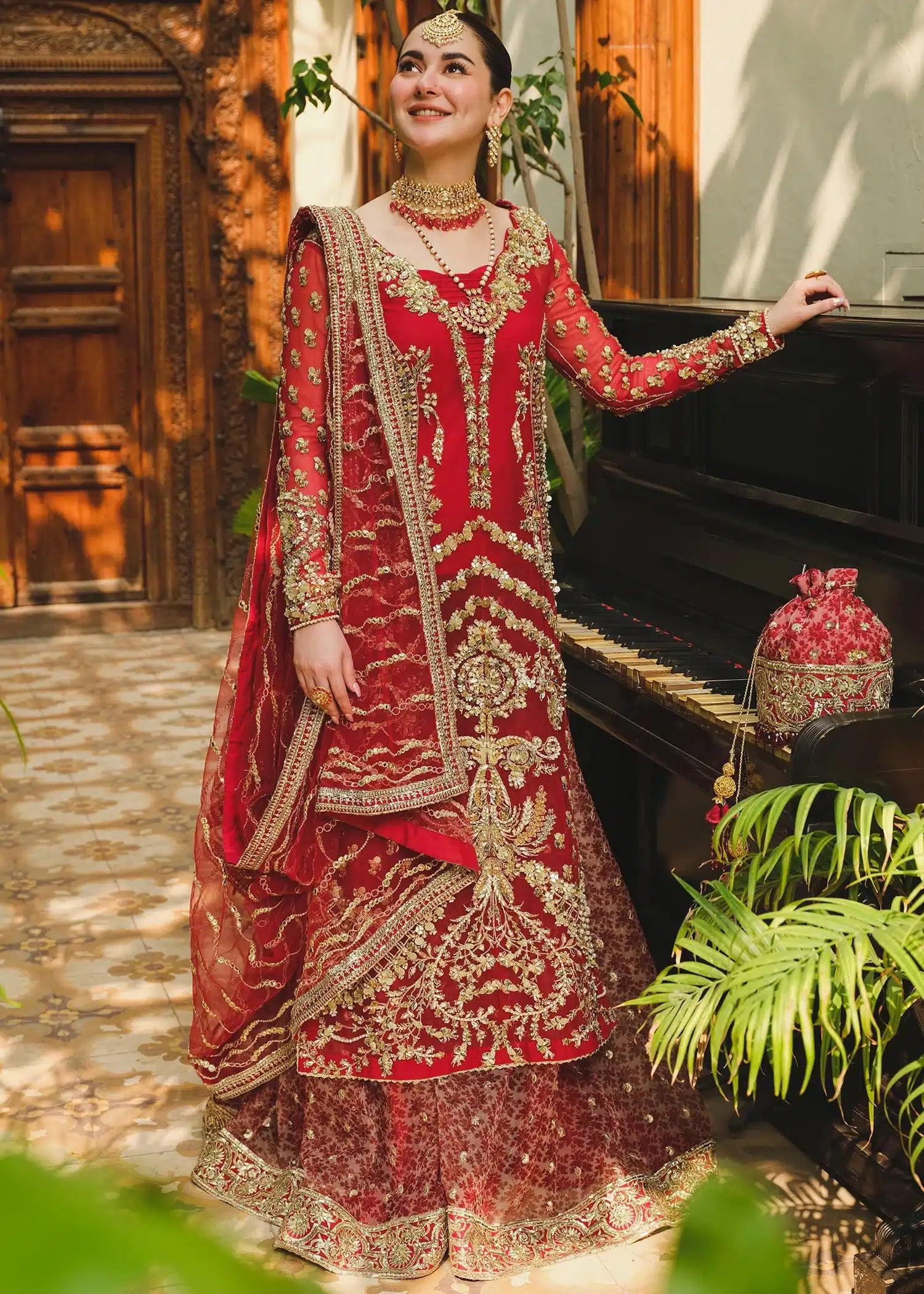 Saira Shakira | Wedding Collection 24 | Cayenne - Aqsa Fabrics