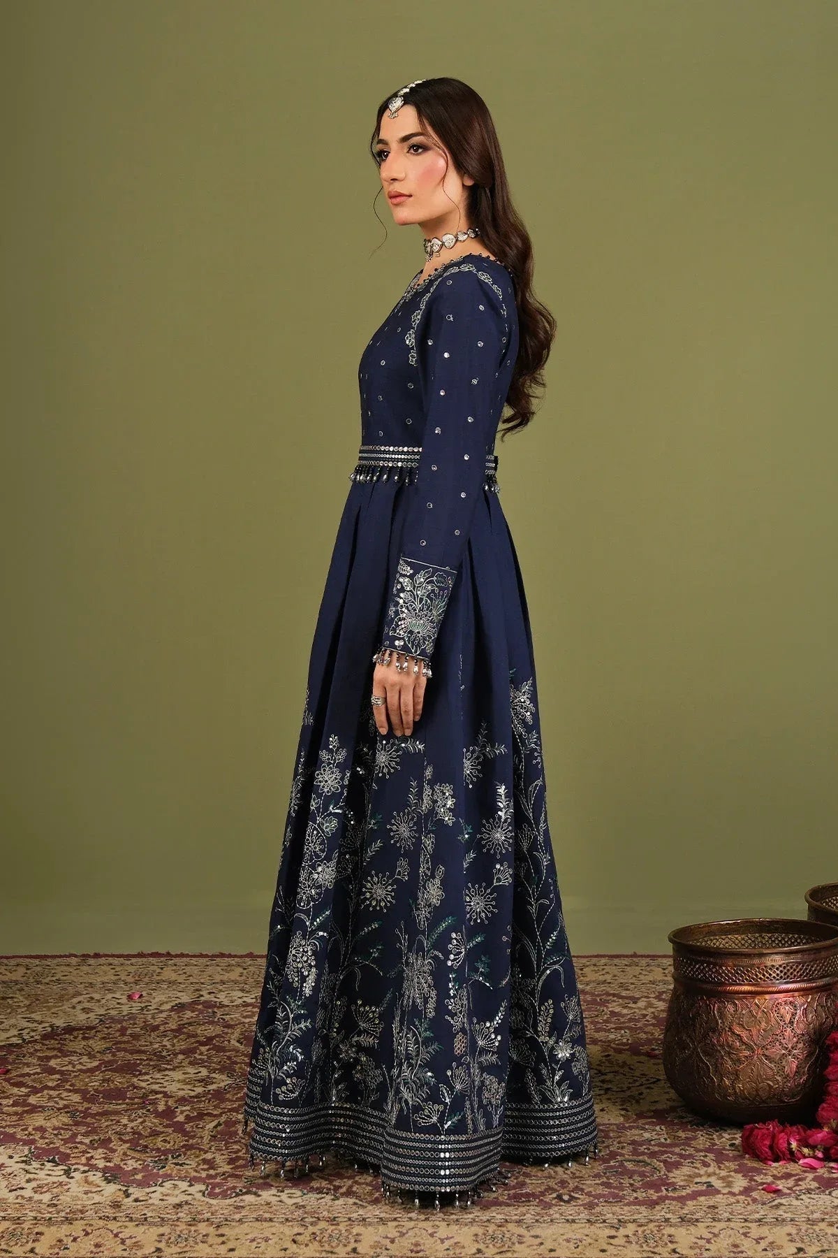 Alizeh | Luxe Raw Silk | AF-RS-11-Abaan - Aqsa Fabrics