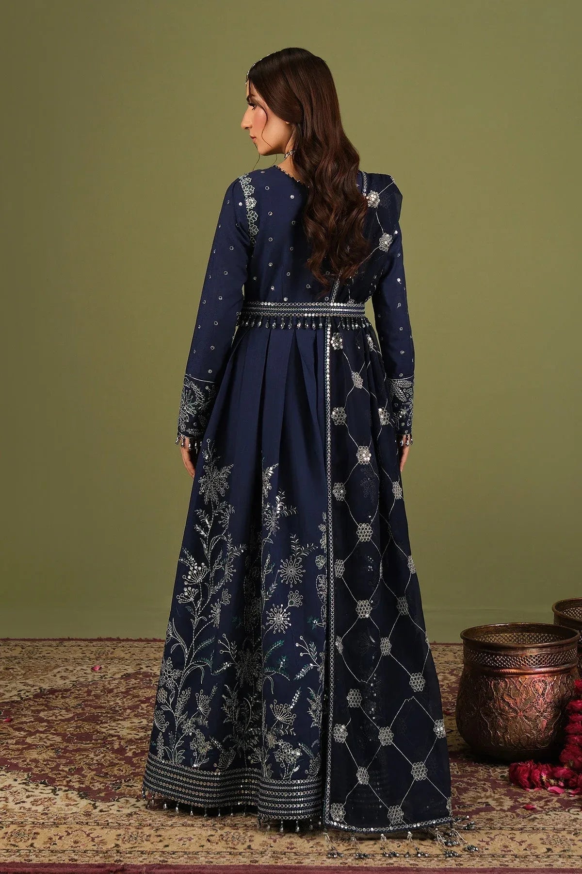 Alizeh | Luxe Raw Silk | AF-RS-11-Abaan - Aqsa Fabrics