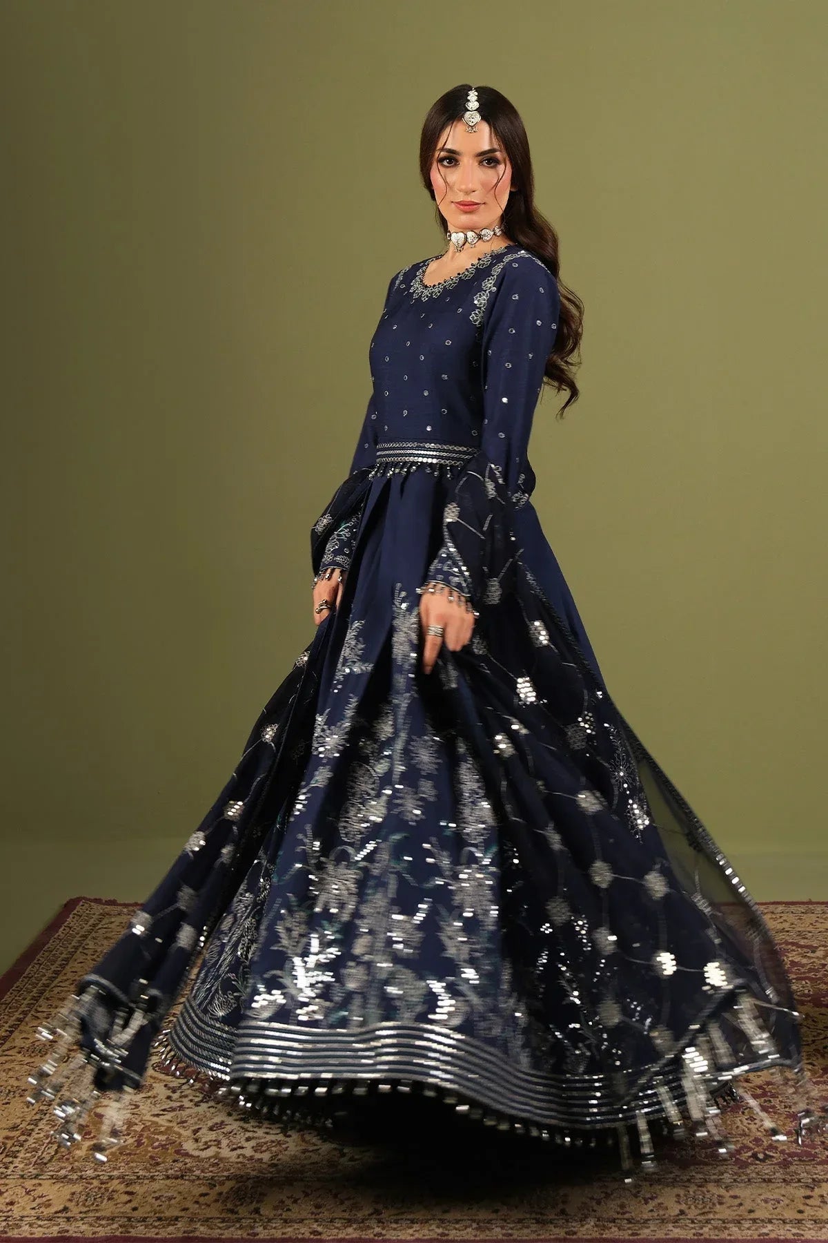 Alizeh | Luxe Raw Silk | AF-RS-11-Abaan - Aqsa Fabrics