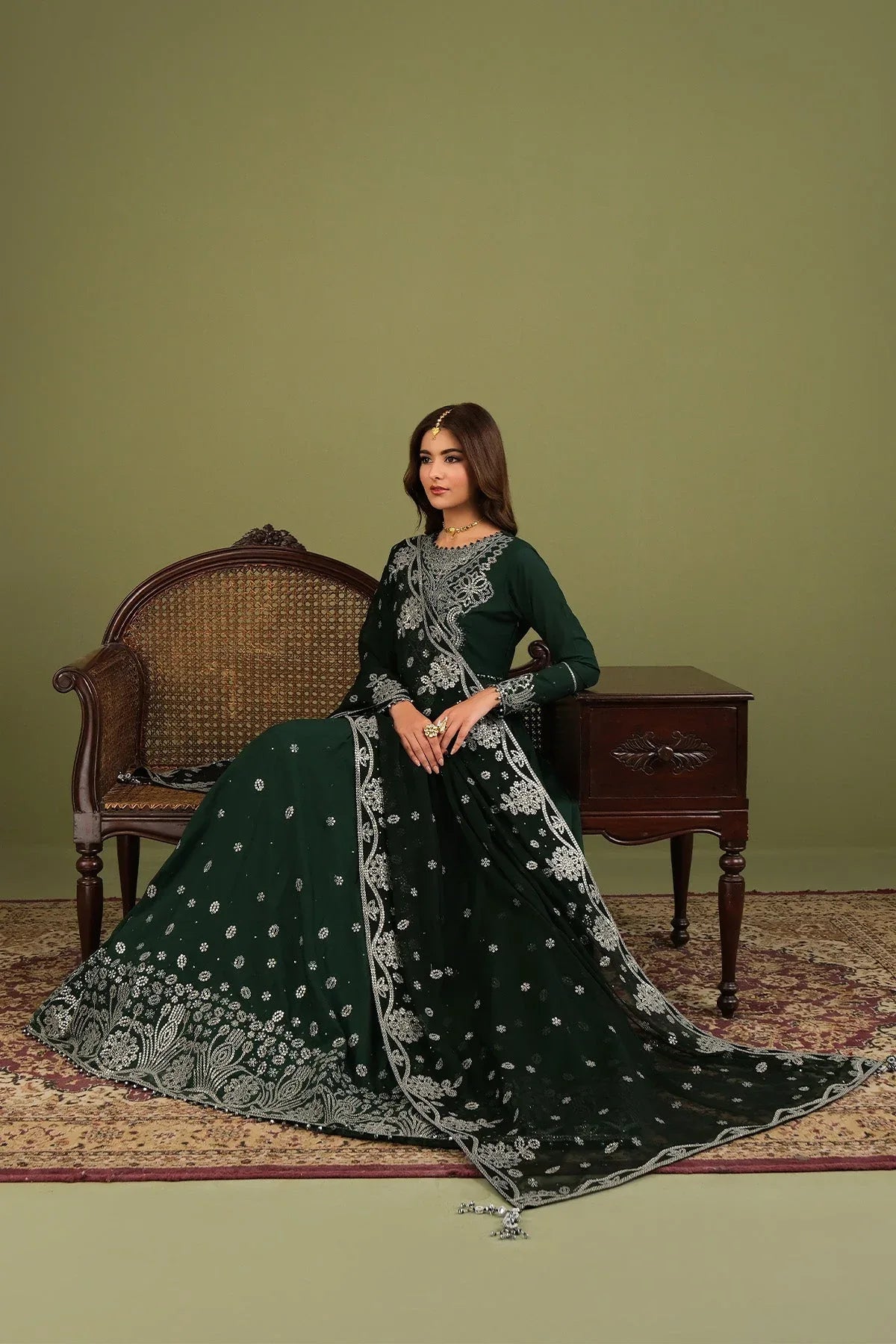 Alizeh | Luxe Raw Silk | AF-RS-14-Alice - Aqsa Fabrics