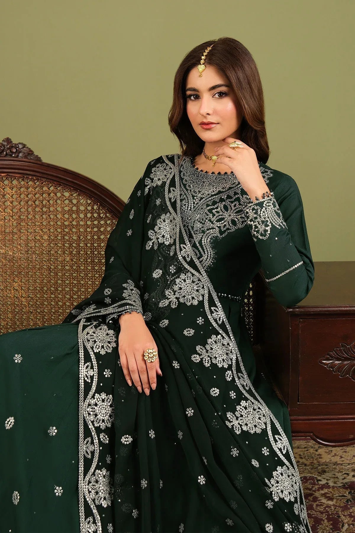 Alizeh | Luxe Raw Silk | AF-RS-14-Alice - Aqsa Fabrics