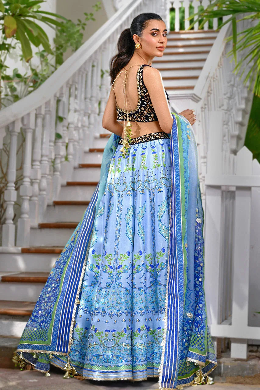 Sania Maskatiya | Fall Festive Glimmer | Jade - Aqsa Fabrics