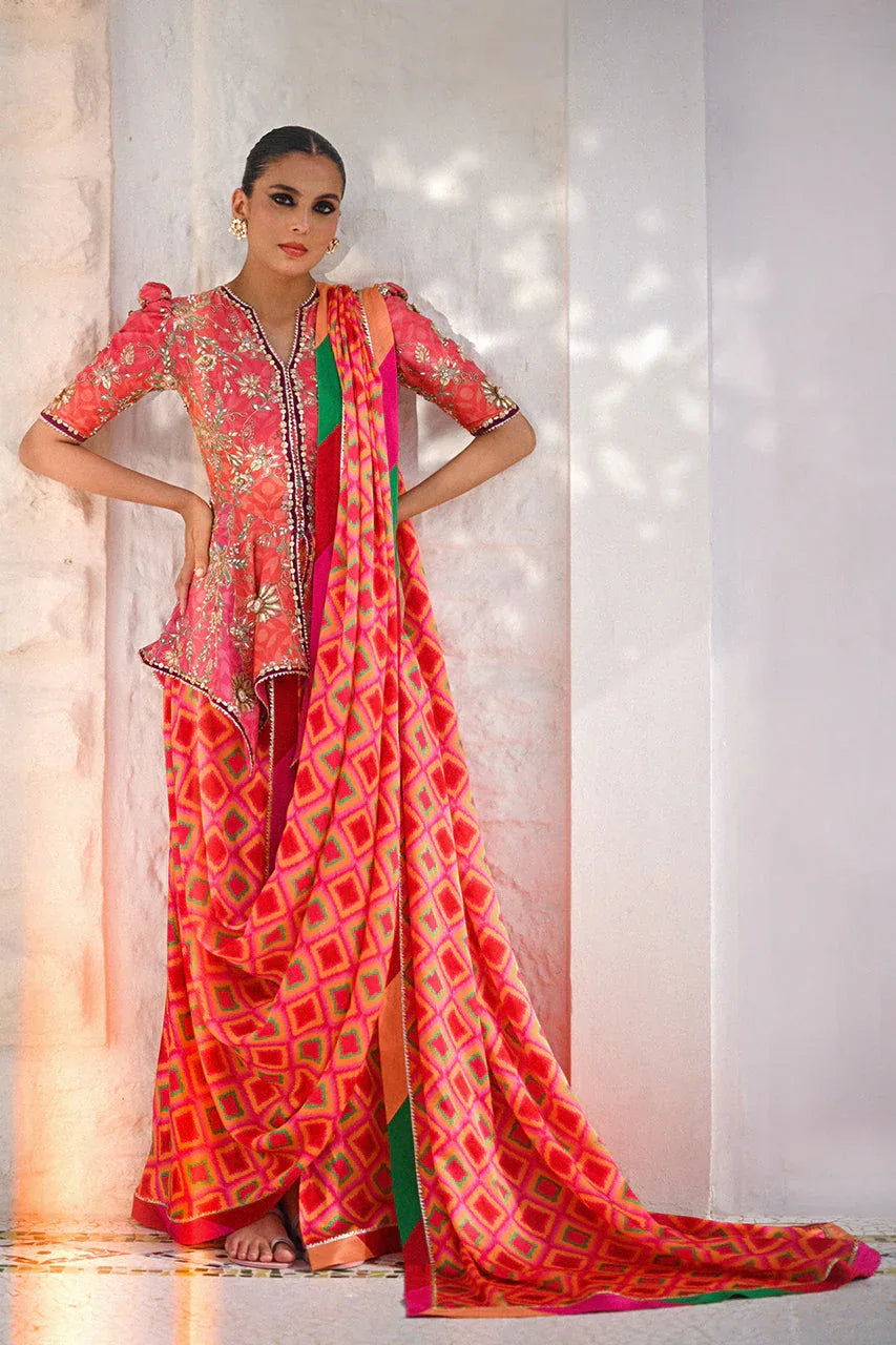 Sania Maskatiya | Fall Festive Glimmer | Laine - Aqsa Fabrics