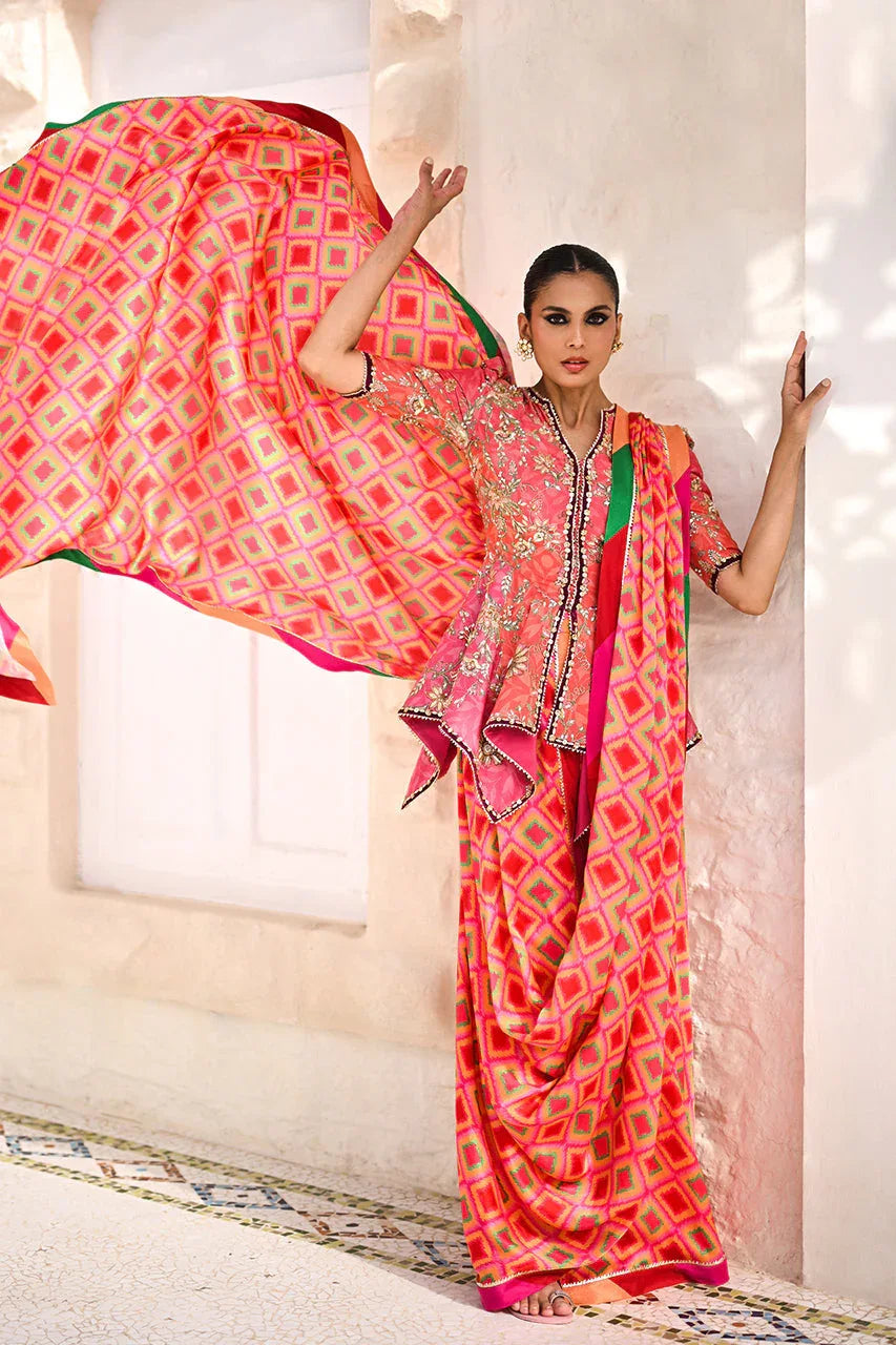 Sania Maskatiya | Fall Festive Glimmer | Laine - Aqsa Fabrics