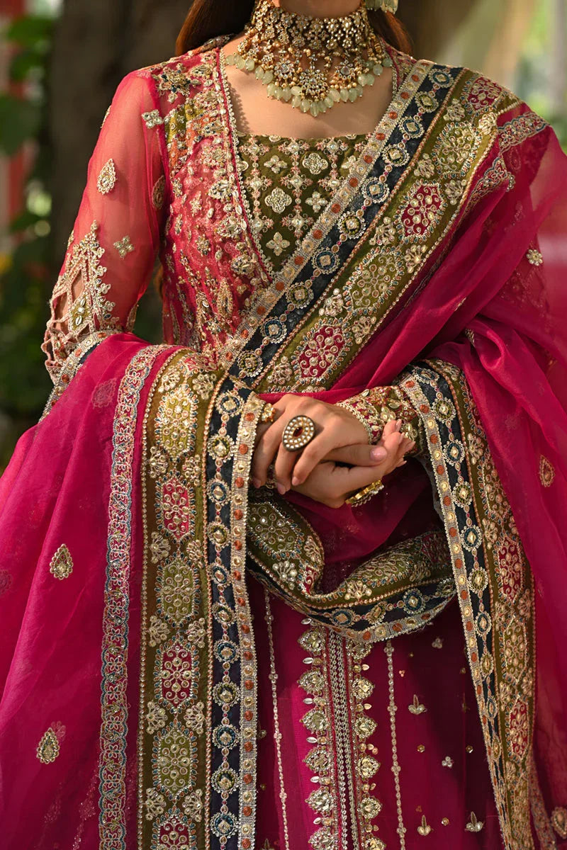 Qalamkar | Singhar Wedding Collection | RF-04 RIMEL - Aqsa Fabrics