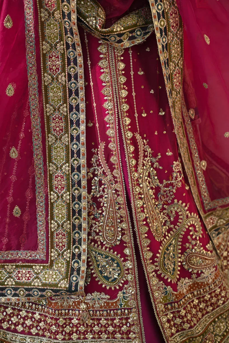 Qalamkar | Singhar Wedding Collection | RF-04 RIMEL - Aqsa Fabrics