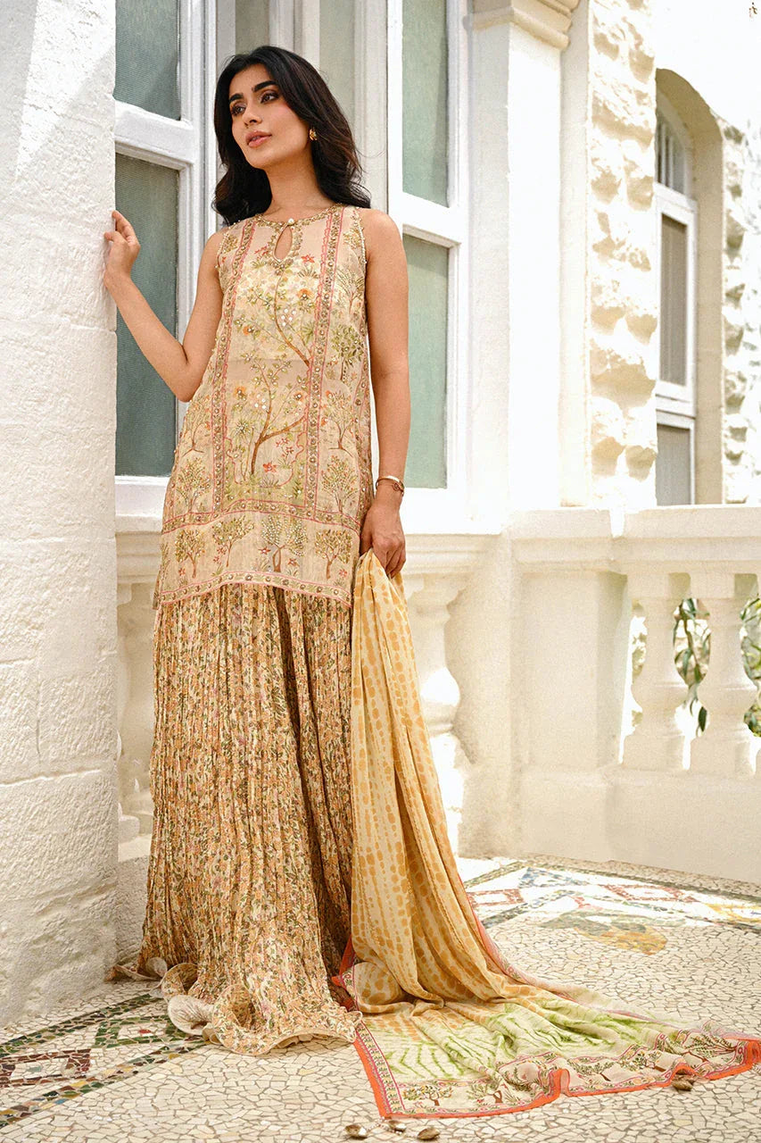 Sania Maskatiya | Fall Festive Glimmer |Nishka - Aqsa Fabrics