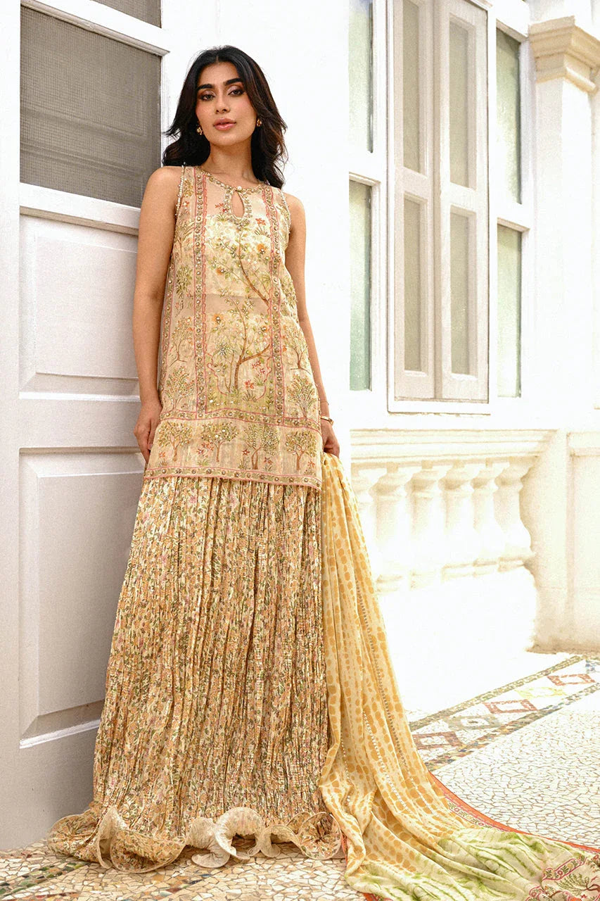 Sania Maskatiya | Fall Festive Glimmer |Nishka - Aqsa Fabrics