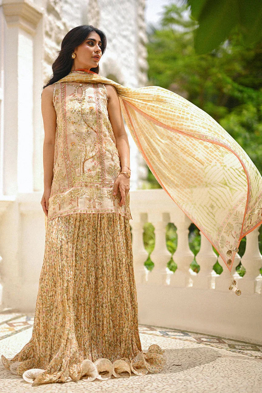 Sania Maskatiya | Fall Festive Glimmer |Nishka - Aqsa Fabrics