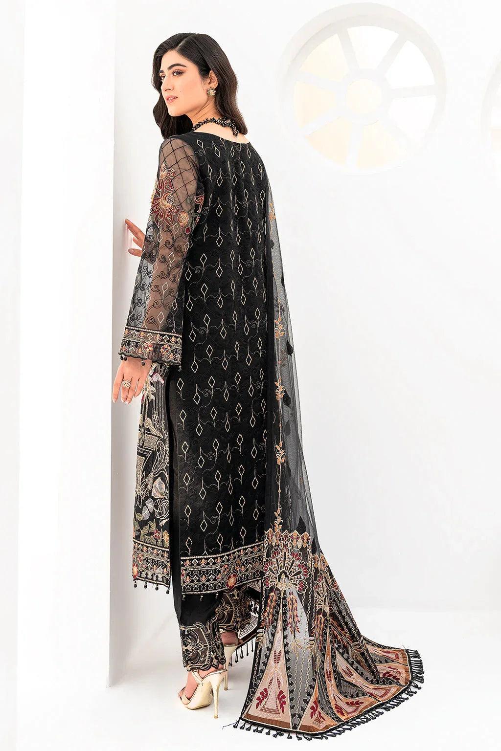 Ramsha | Minhal Organza Collection | M-803 - Aqsa Fabrics