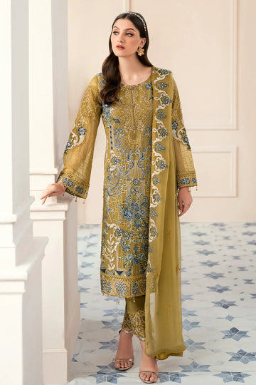 Ramsha | Rangoon Chiffon Collection 24 | D-903 - Aqsa Fabrics