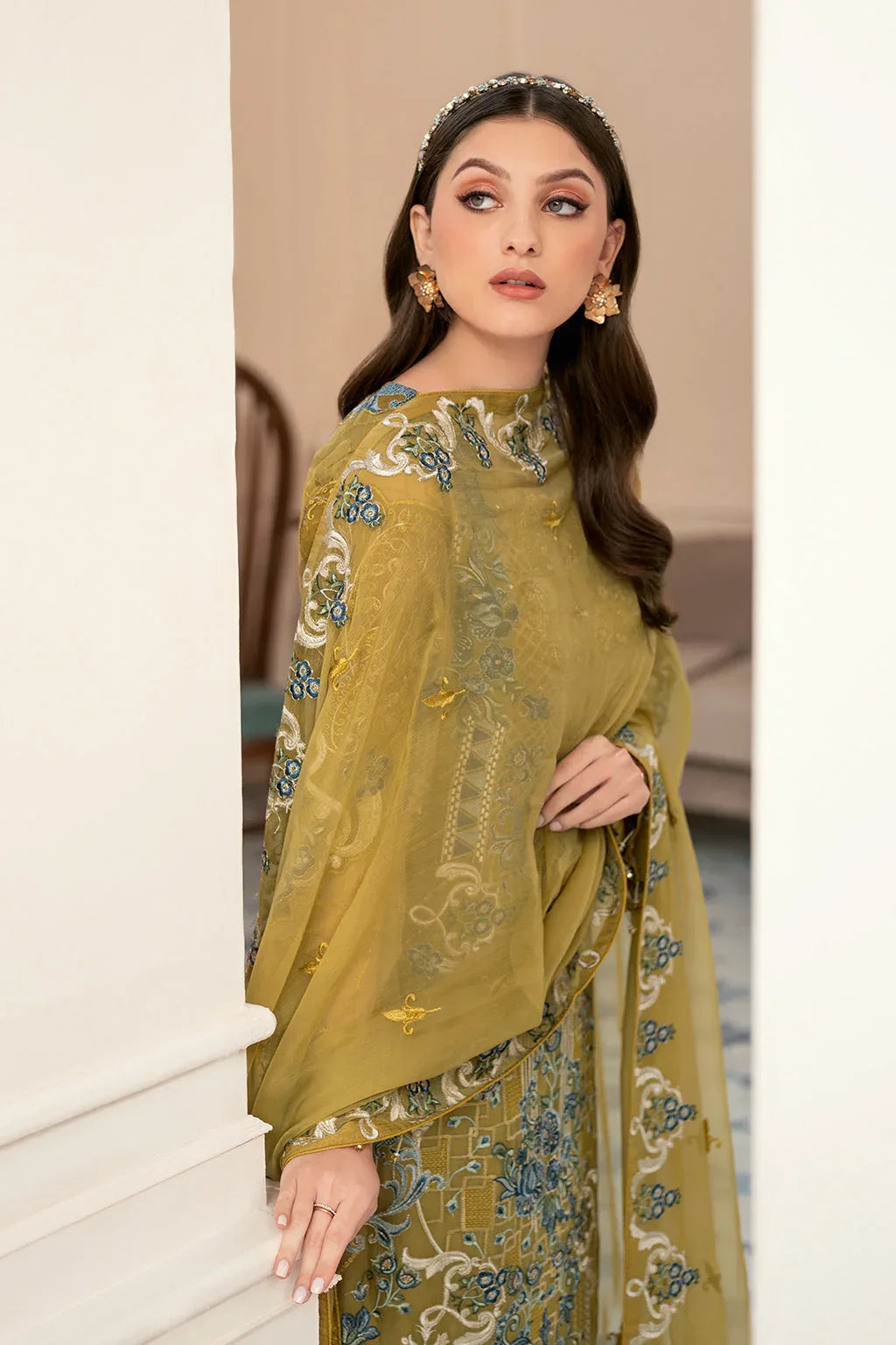Ramsha | Rangoon Chiffon Collection 24 | D-903 - Aqsa Fabrics