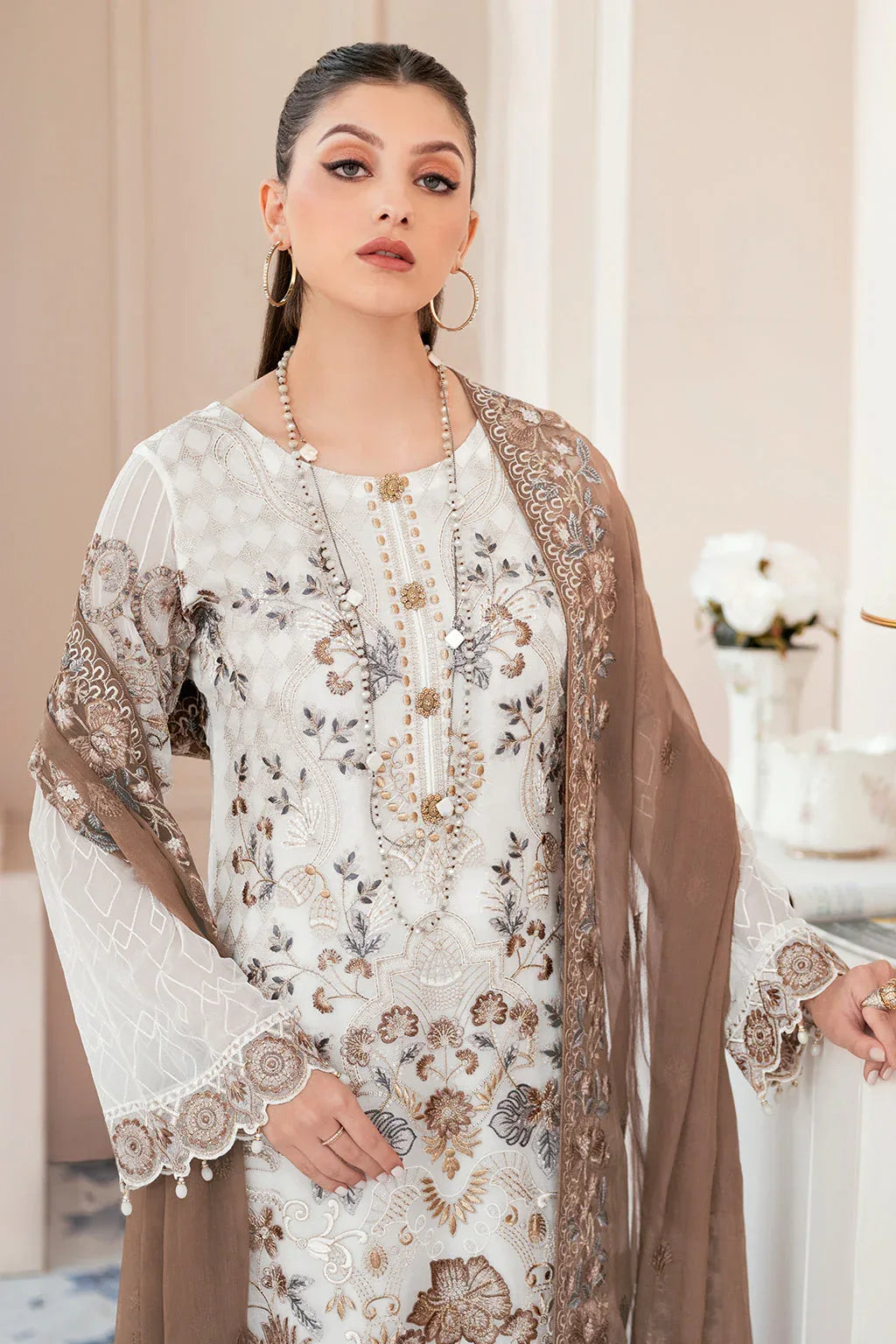 Ramsha | Rangoon Chiffon Collection 24 | D-911 - Aqsa Fabrics