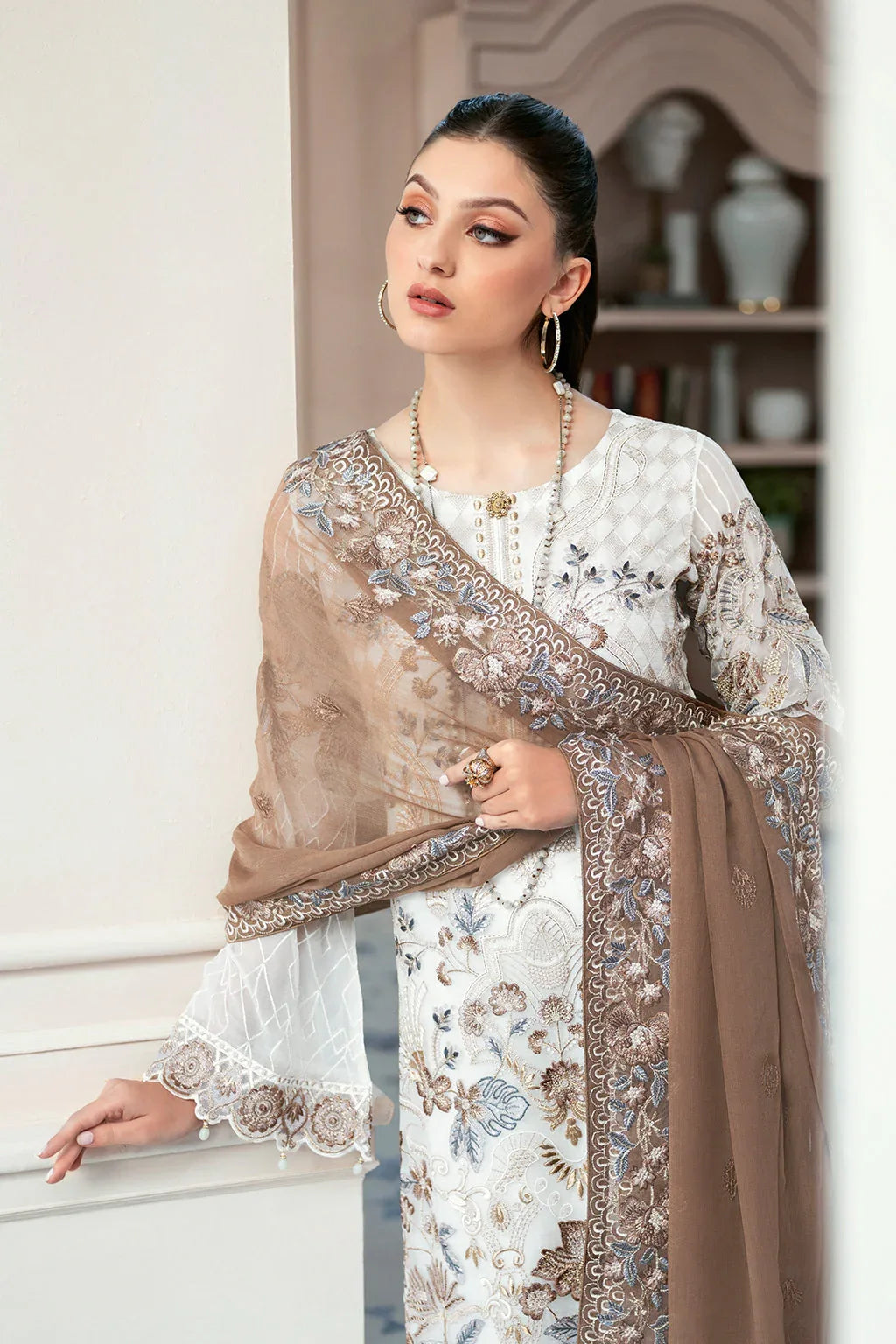 Ramsha | Rangoon Chiffon Collection 24 | D-911 - Aqsa Fabrics
