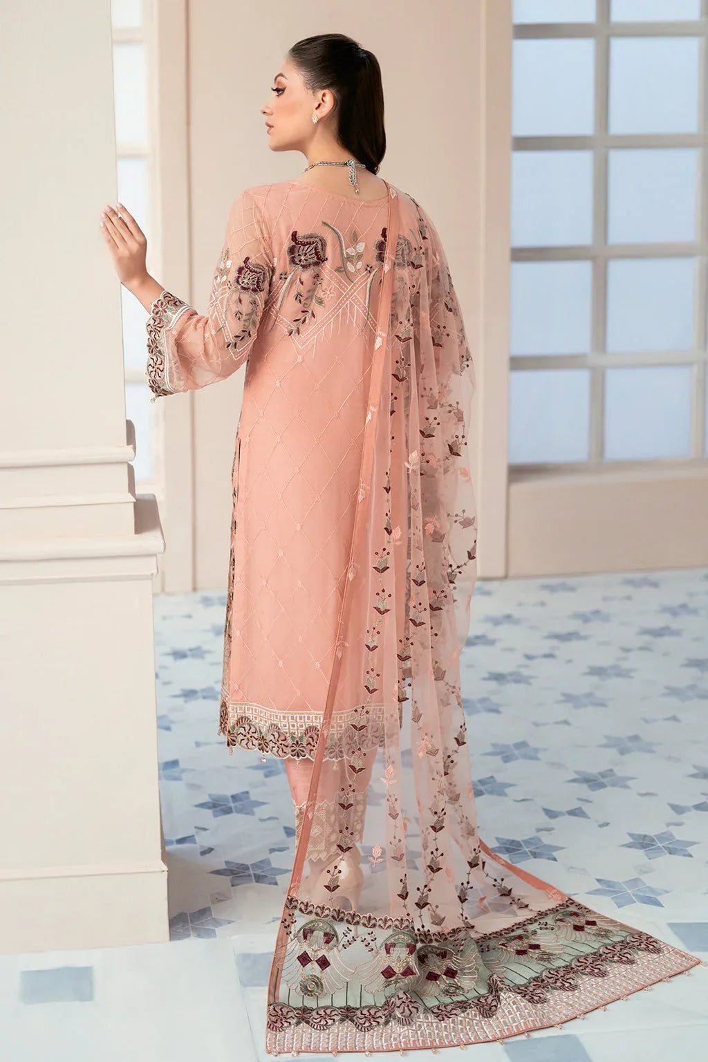 Ramsha | Rangoon Chiffon Collection 24 | D-901 - Aqsa Fabrics
