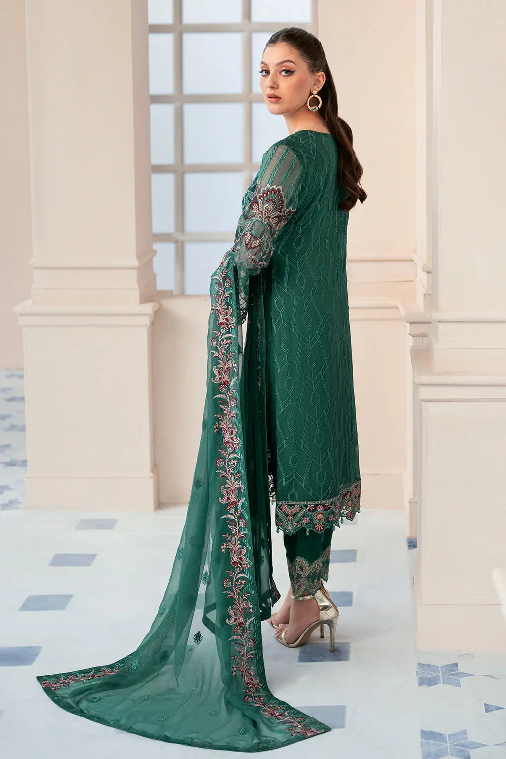 Ramsha | Rangoon Chiffon Collection 24 | D-908 - Aqsa Fabrics