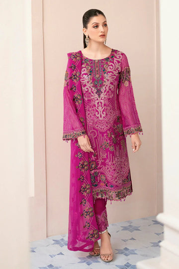 Ramsha | Rangoon Chiffon Collection 24 | D-912 - Aqsa Fabrics