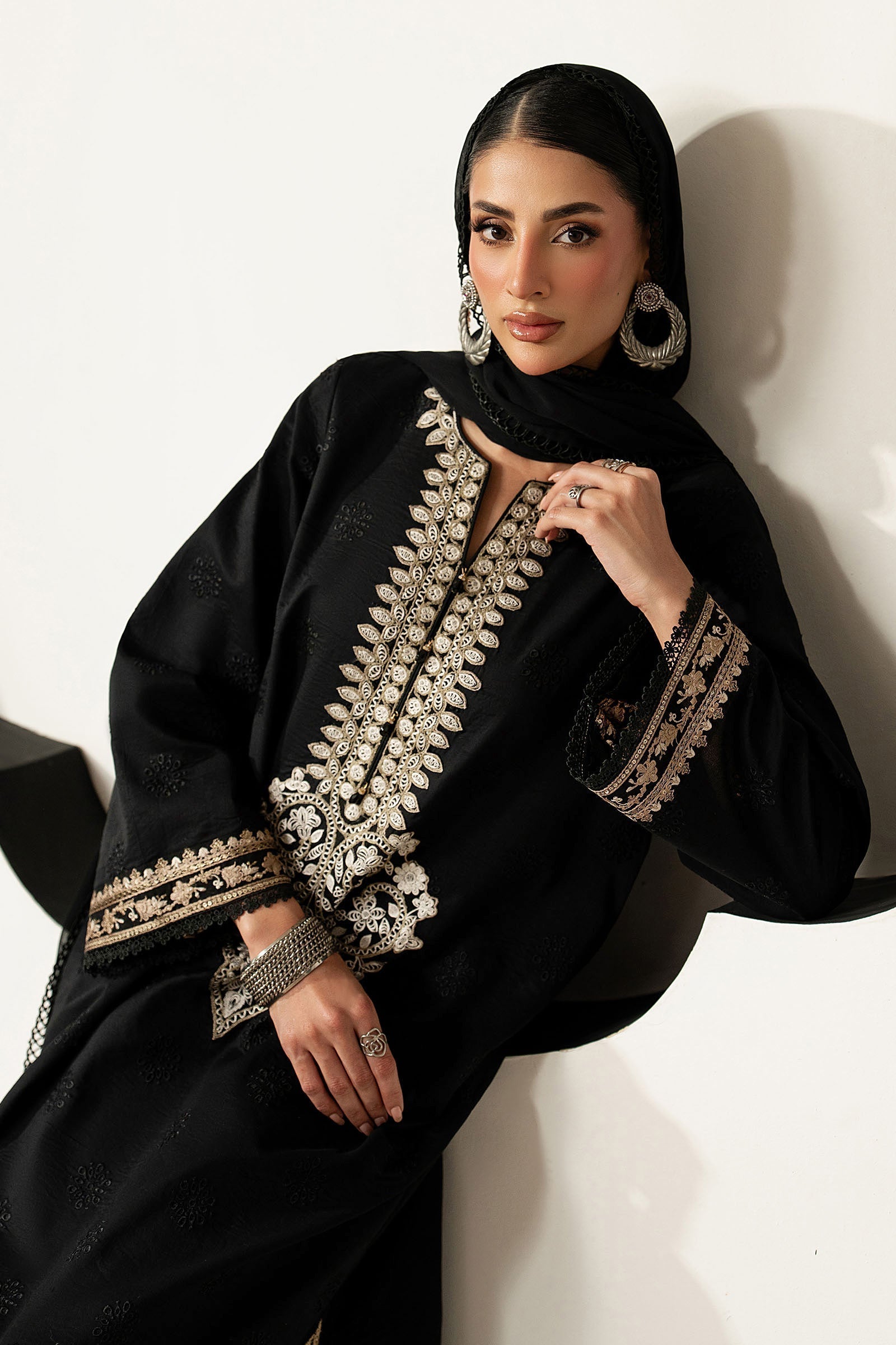 Maria B 3 Piece Embroidered Lawn Suit