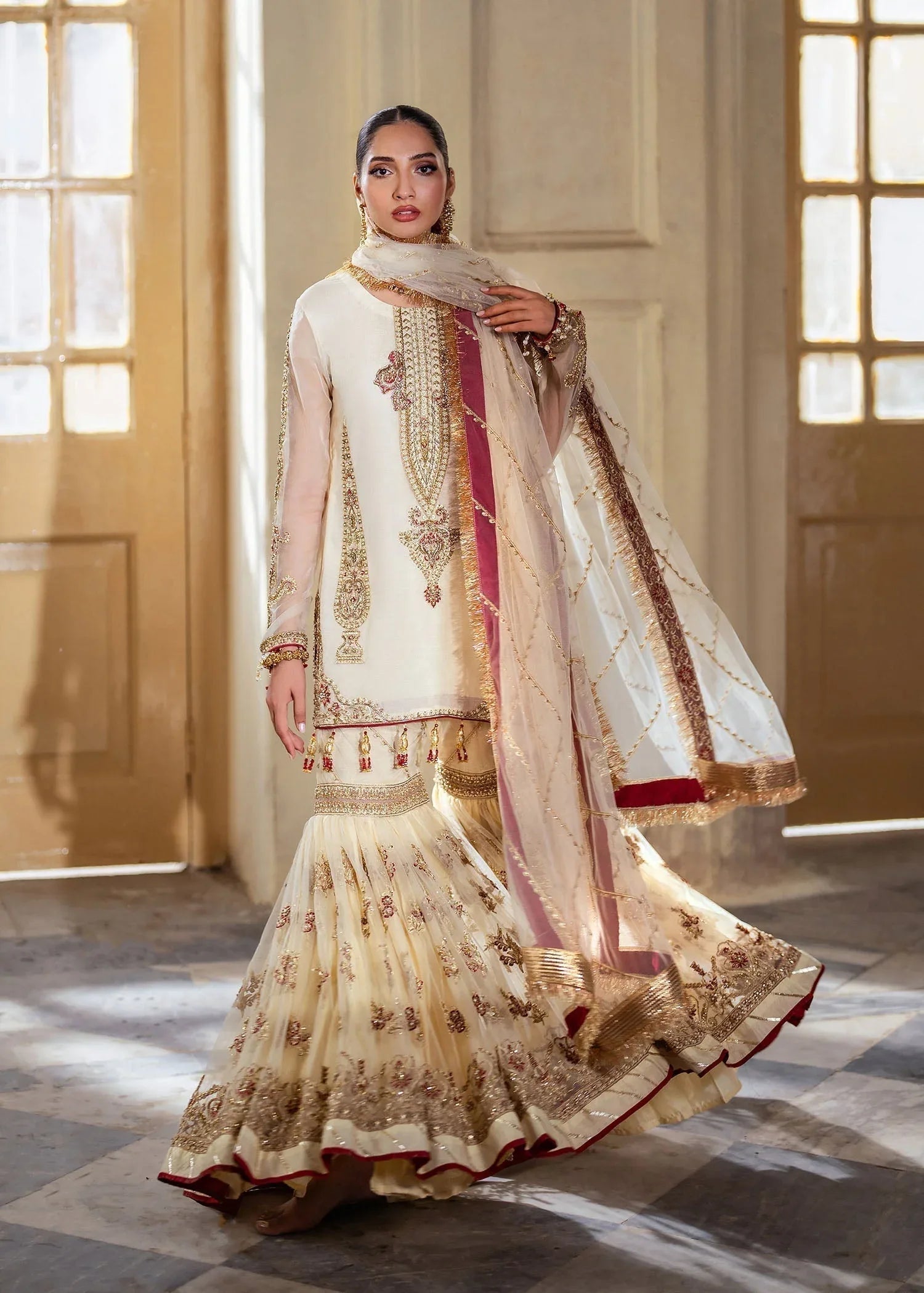 Dastoor | Shehnai Bridals Collection 24 | Zaina - Aqsa Fabrics