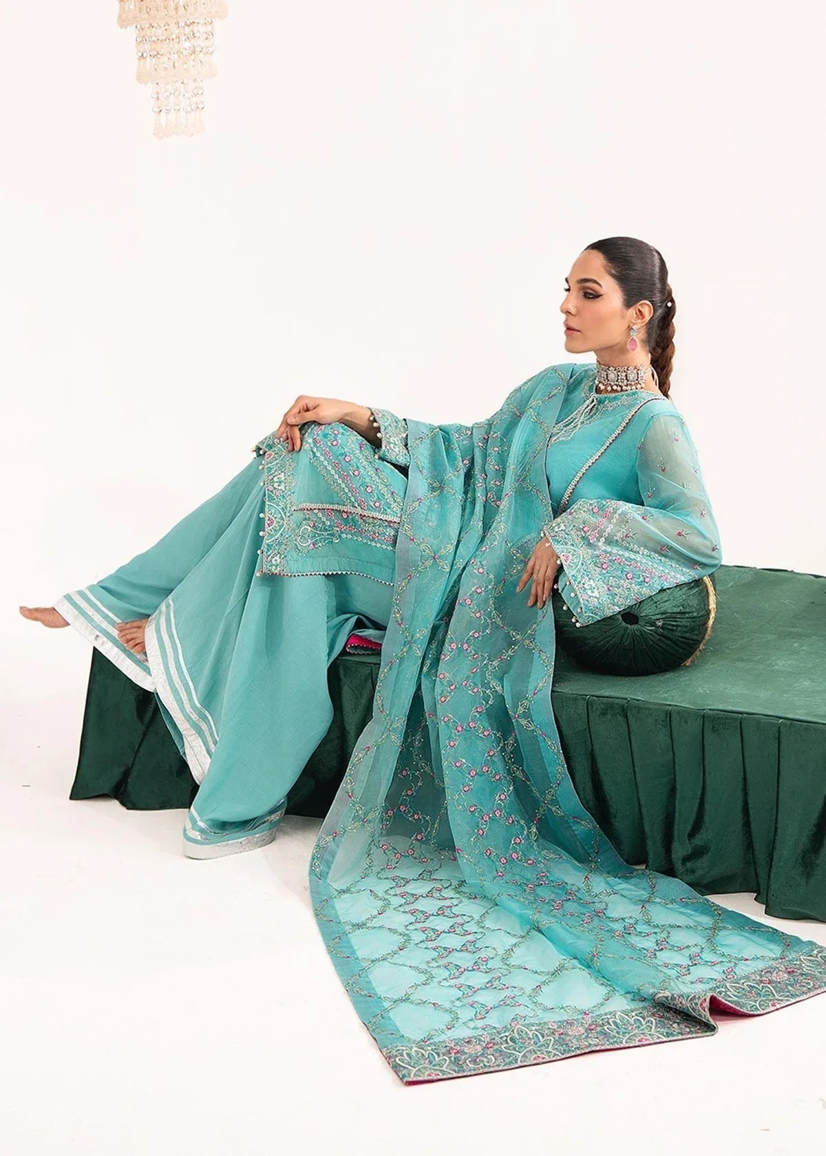 Dastoor | Sajni Luxury Eid Collection 24 | Gulnoor - Aqsa Fabrics