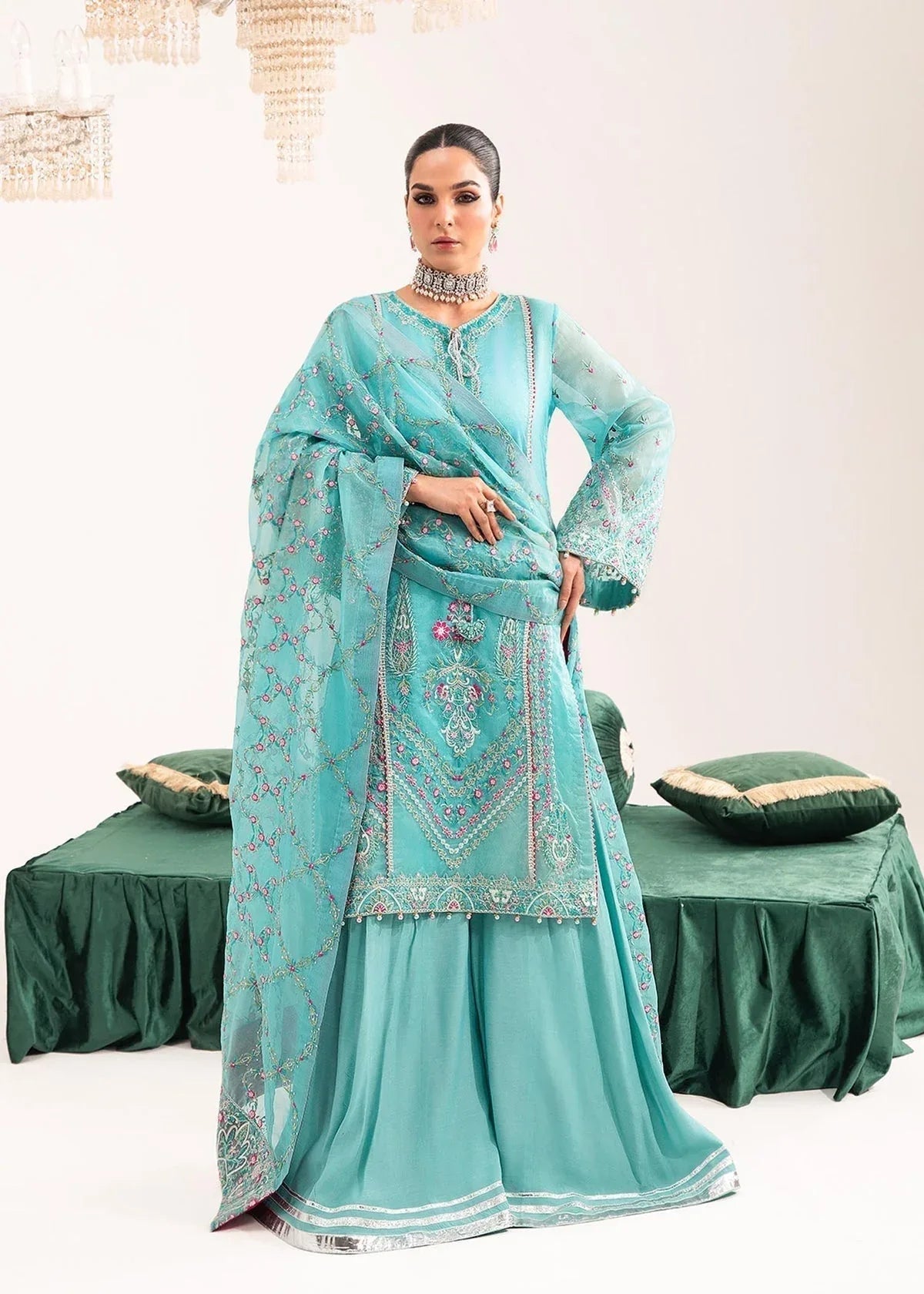 Dastoor | Sajni Luxury Eid Collection 24 | Gulnoor - Aqsa Fabrics