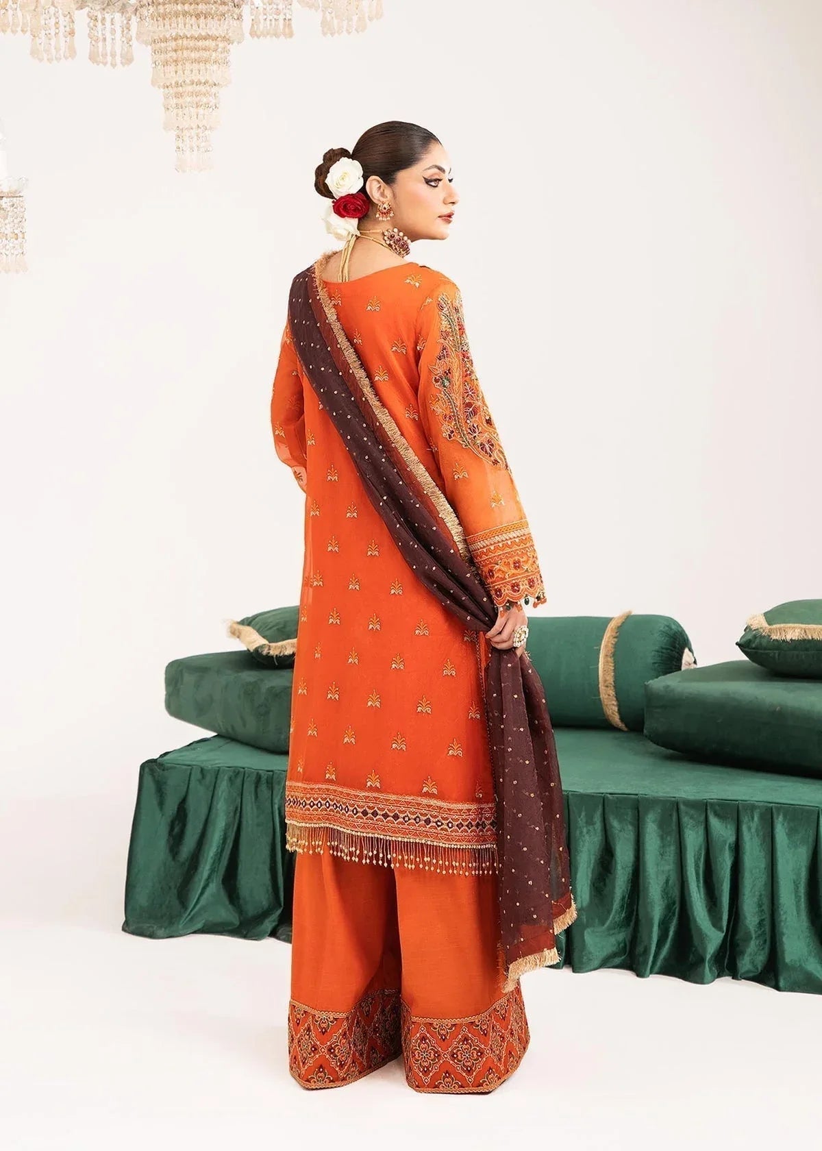 Dastoor | Sajni Luxury Eid Collection 24 | Ruby - Aqsa Fabrics