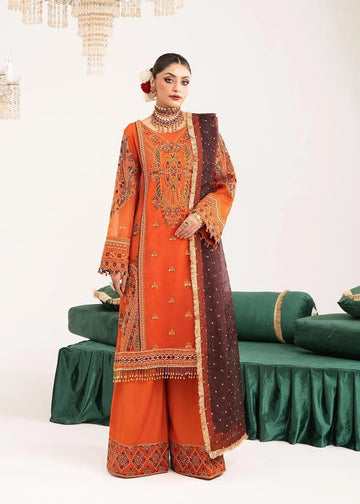Dastoor | Sajni Luxury Eid Collection 24 | Ruby - Aqsa Fabrics