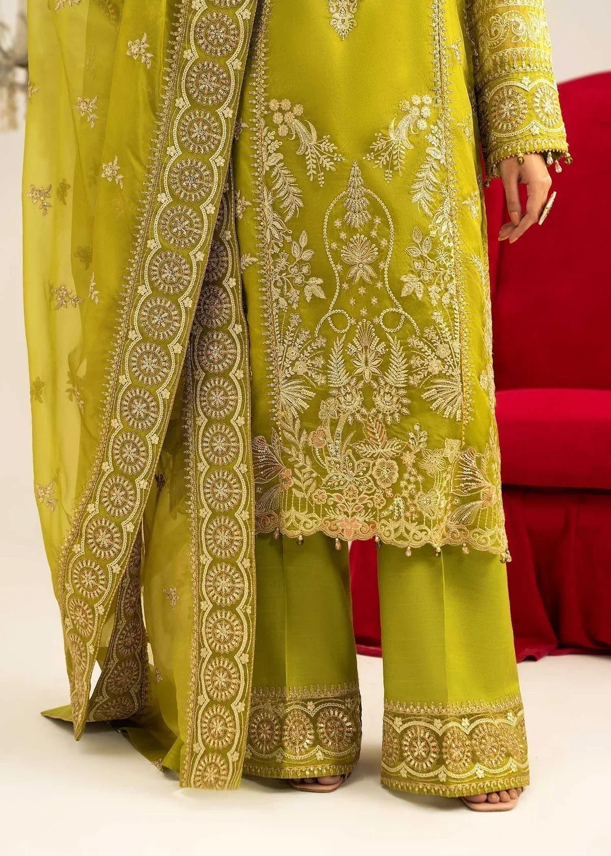 Dastoor | Sajni Luxury Eid Collection 24 | Yaqoot - Aqsa Fabrics