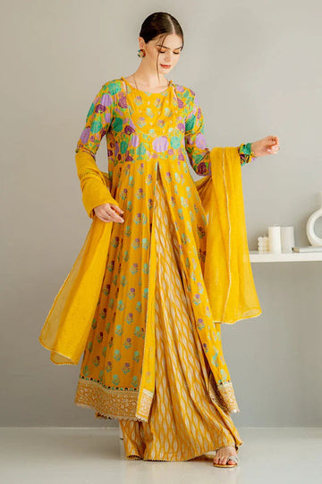 Ego | Diva Premium | GOLD 3 PIECE - Aqsa Fabrics
