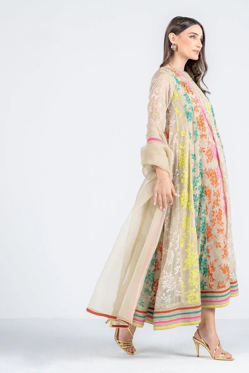 Ego | Diva Premium | NEON GARDEN 3 PIECE - Aqsa Fabrics