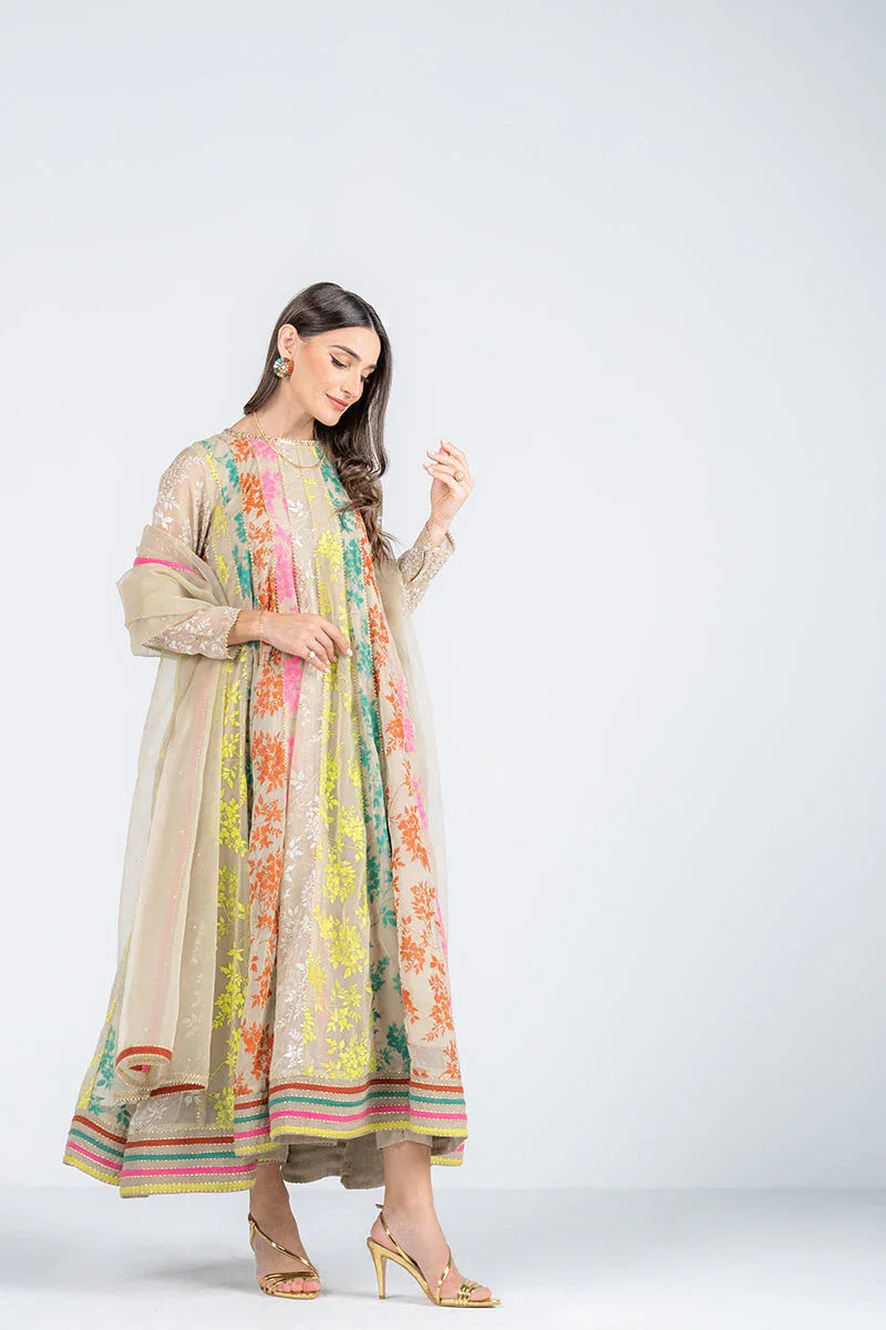 Ego | Diva Premium | NEON GARDEN 3 PIECE - Aqsa Fabrics