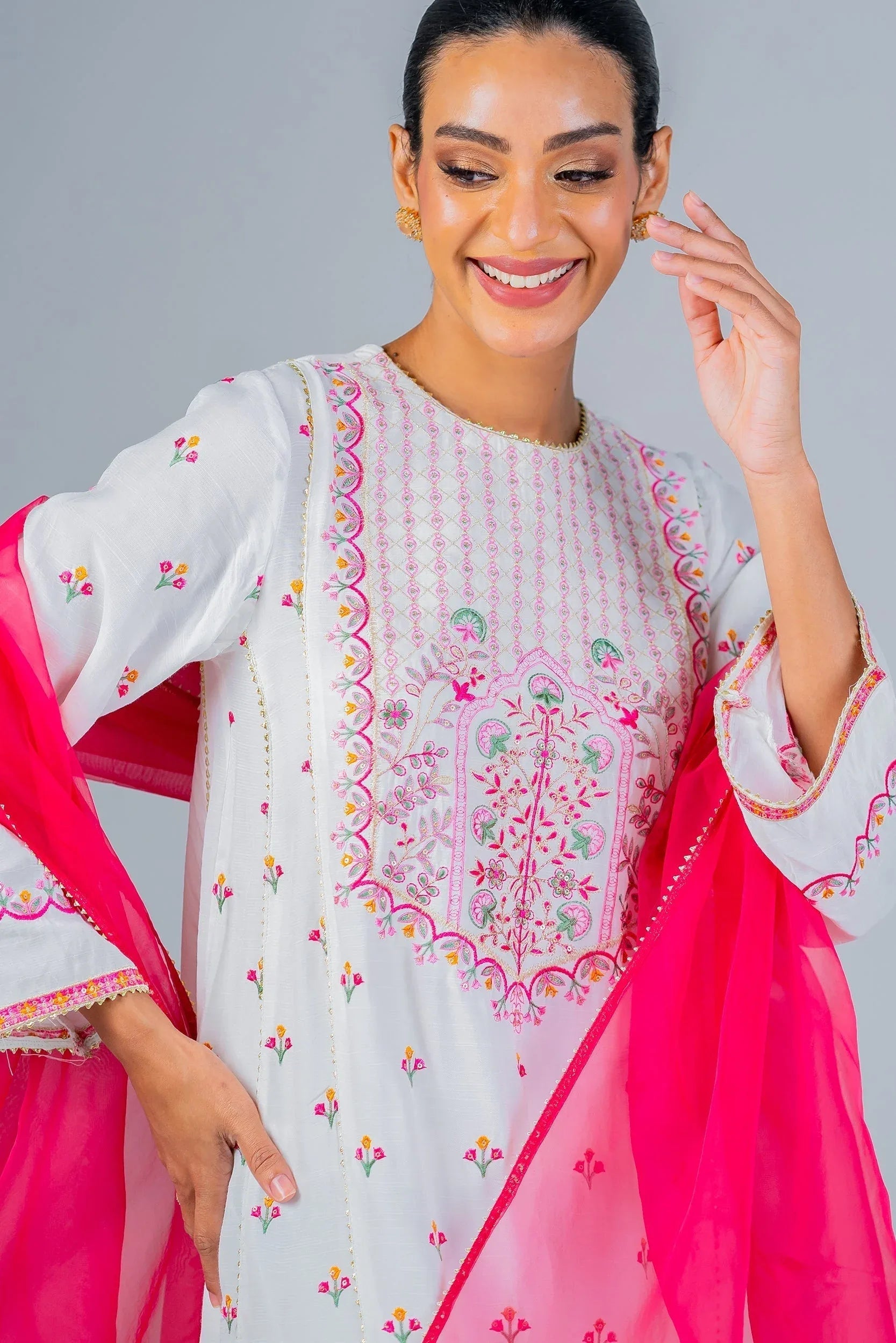 Ego | Diva Premium | HIBISCUS 3 PIECE - Aqsa Fabrics