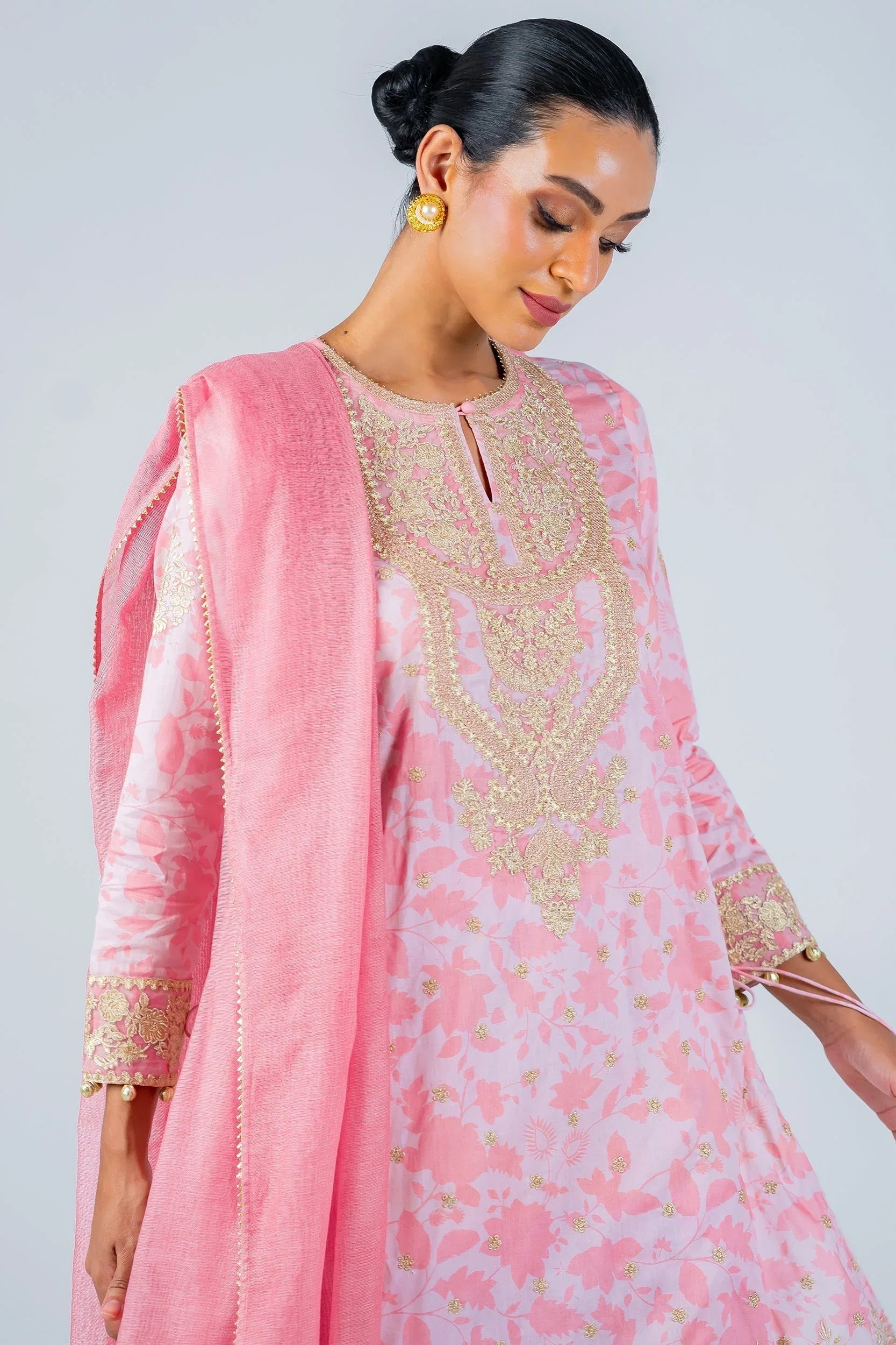 Ego | Diva Premium | PINK CARNATION 3 PIECE - Aqsa Fabrics