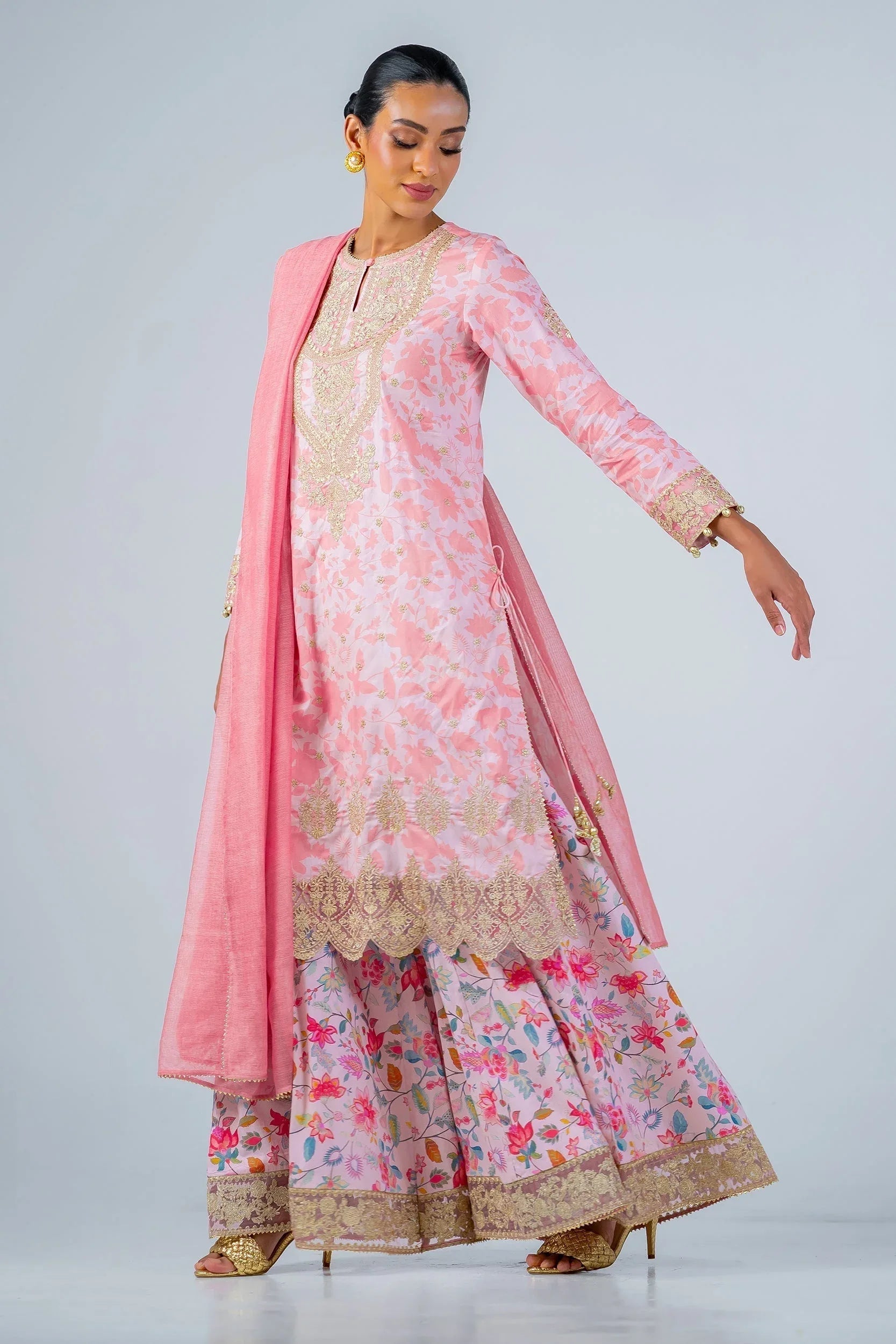 Ego | Diva Premium | PINK CARNATION 3 PIECE - Aqsa Fabrics
