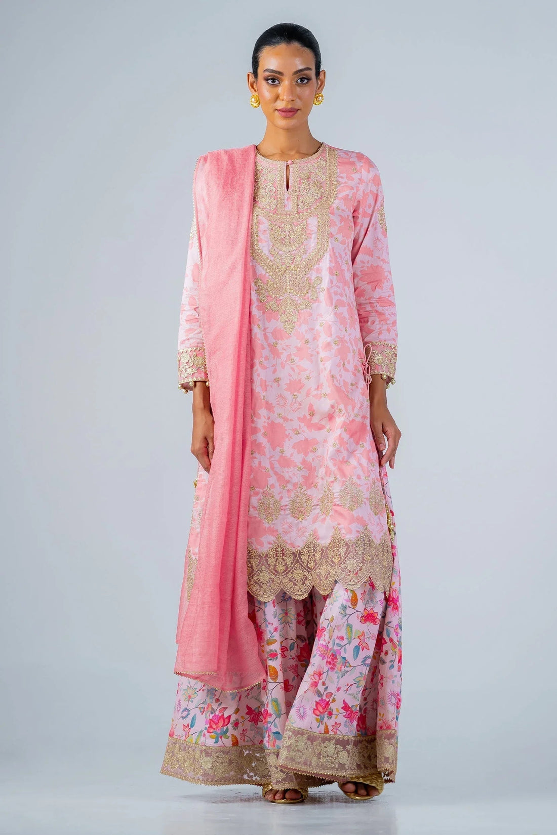 Ego | Diva Premium | PINK CARNATION 3 PIECE - Aqsa Fabrics