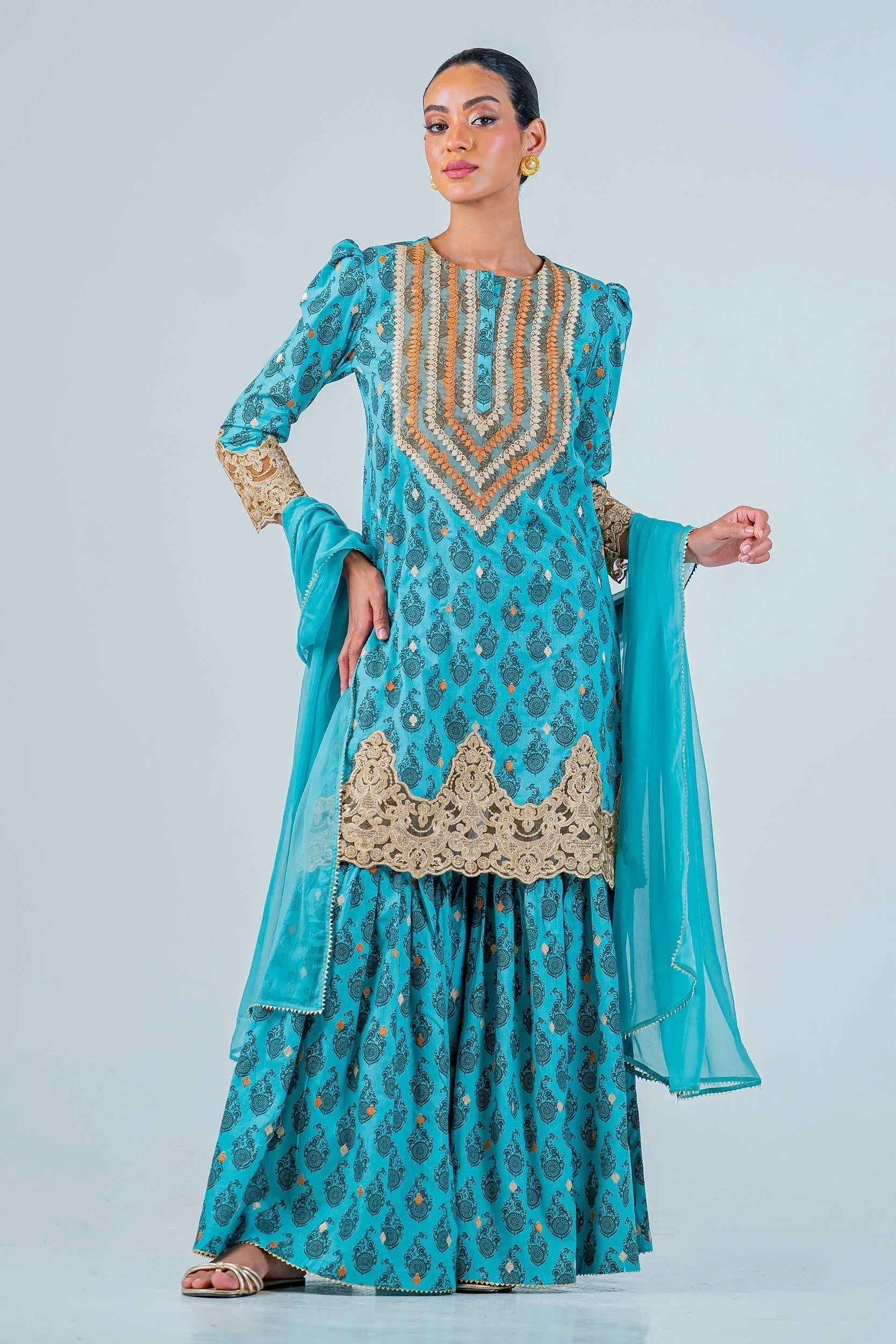 Ego | Diva Premium | ZEENAT 3 PIECE - Aqsa Fabrics