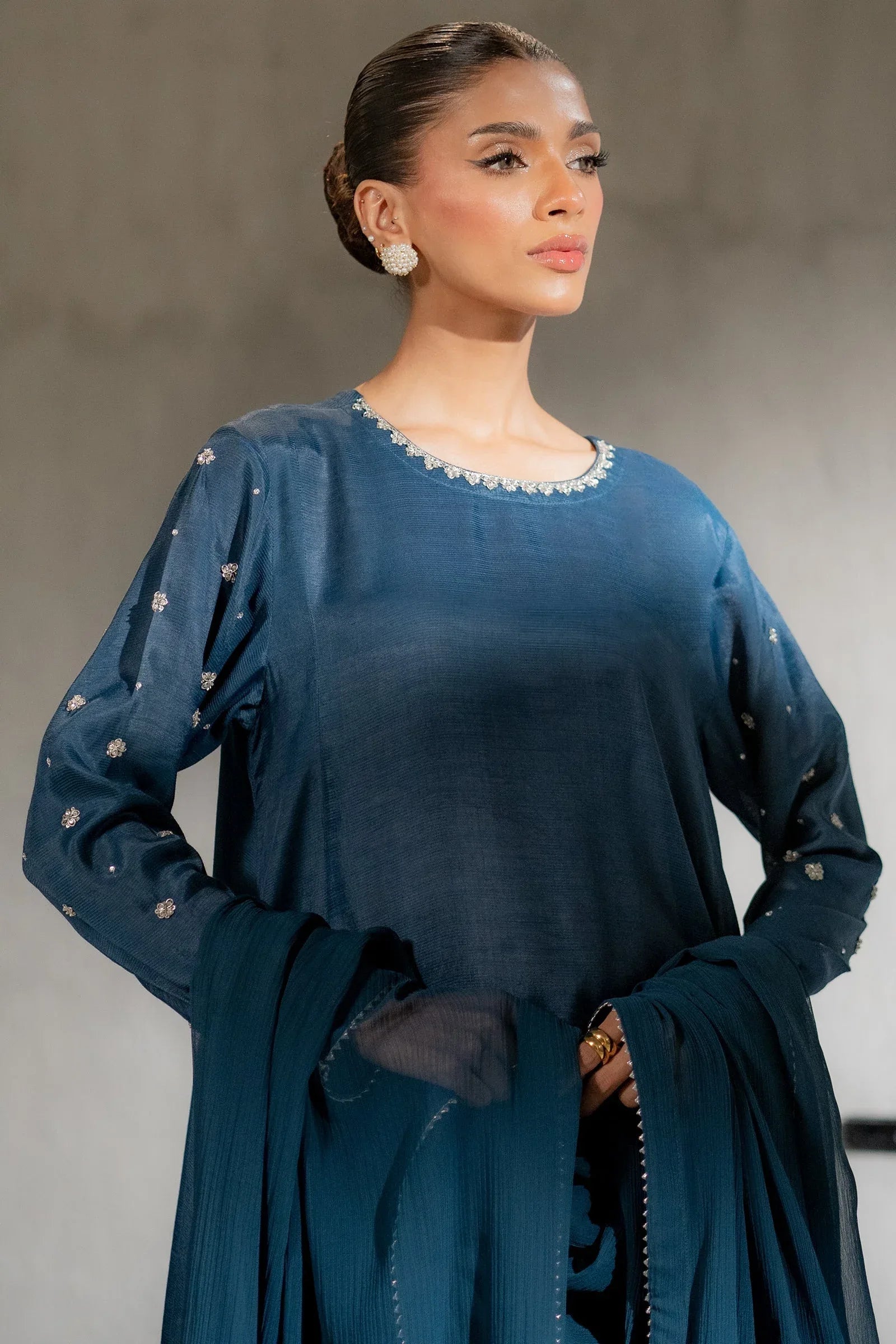 Ego | Diva Premium | SILVERITE 3 PIECE - Aqsa Fabrics