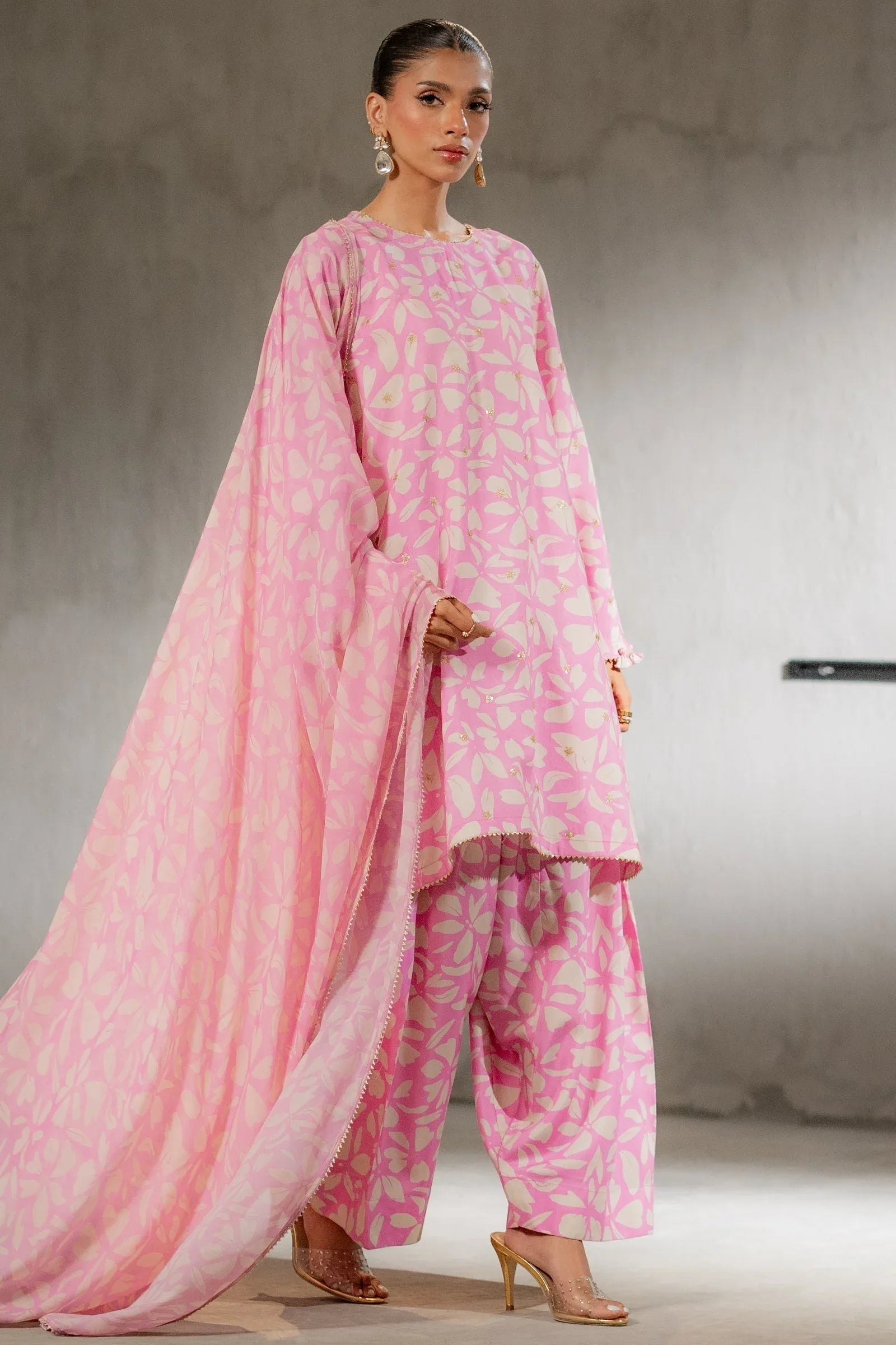 Ego | Diva Premium | JHILMIL 3 PIECE - Aqsa Fabrics