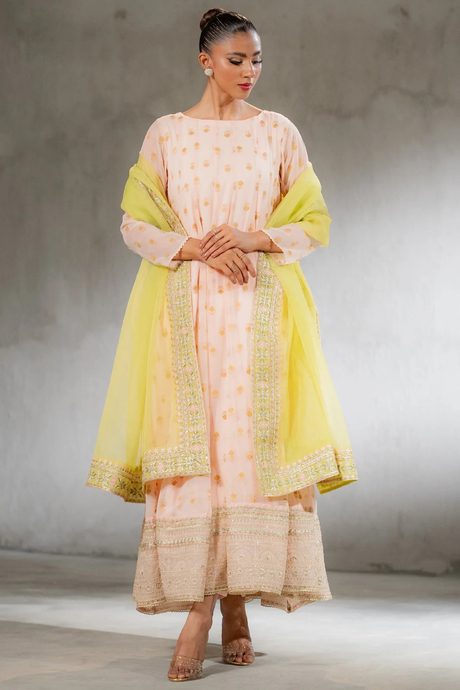 Ego | Diva Premium | SUNEHRI 3 PIECE - Aqsa Fabrics
