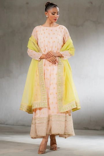 Ego | Diva Premium | SUNEHRI 3 PIECE - Aqsa Fabrics
