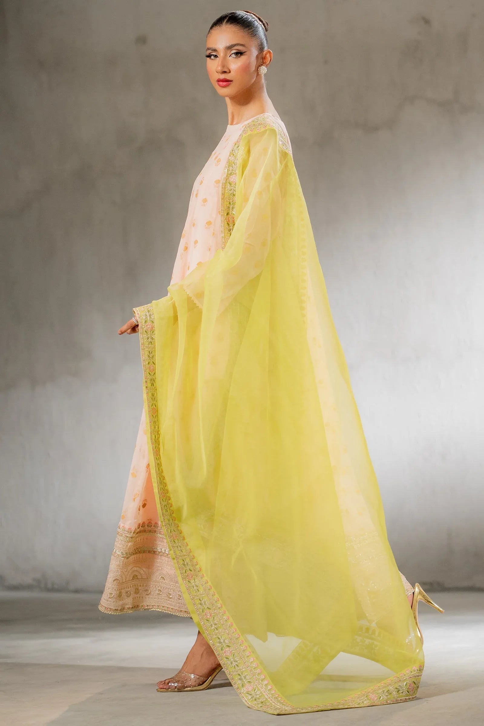 Ego | Diva Premium | SUNEHRI 3 PIECE - Aqsa Fabrics