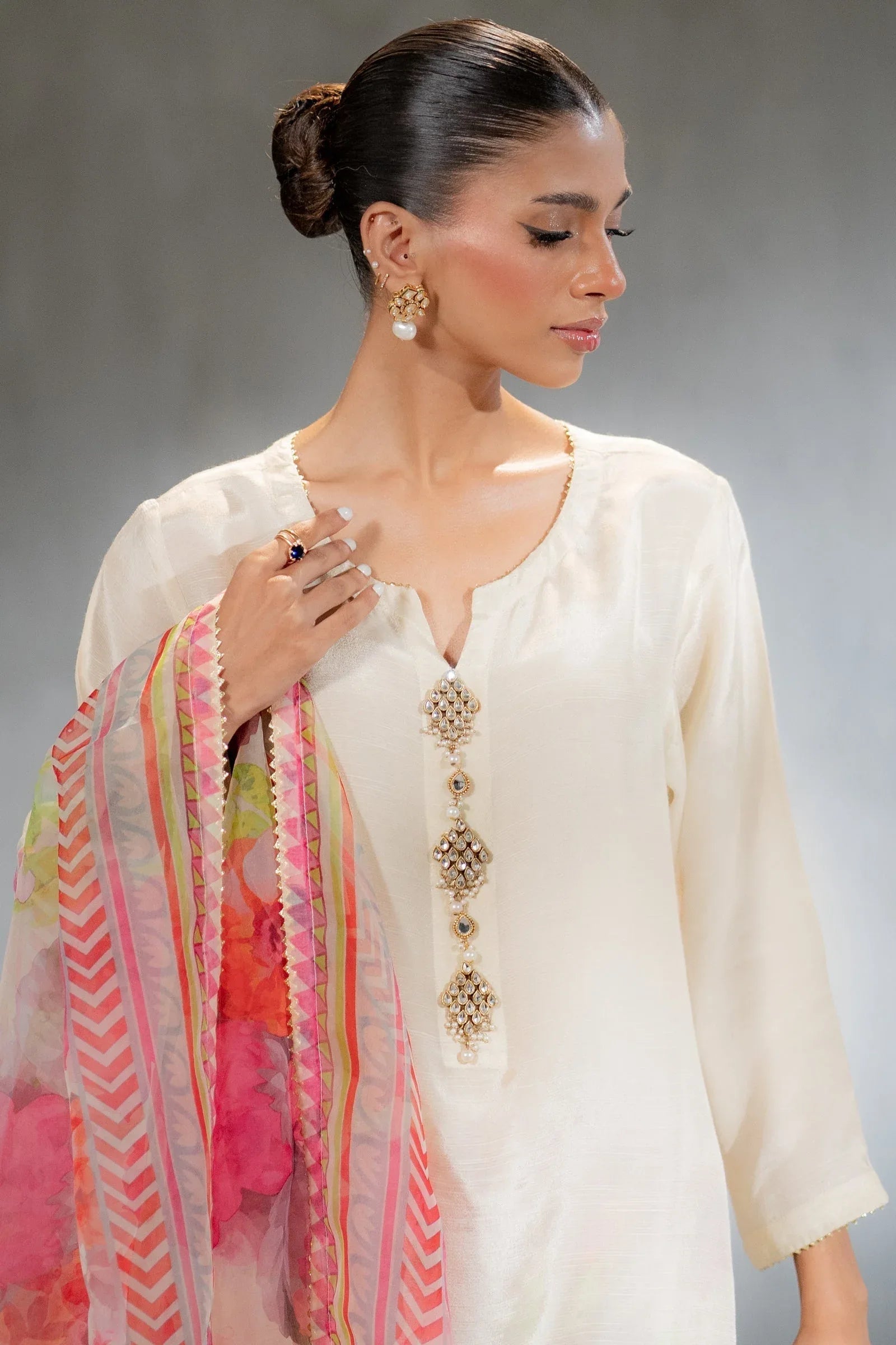 Ego | Diva Premium | FULL BLOOM 3 PIECE - Aqsa Fabrics