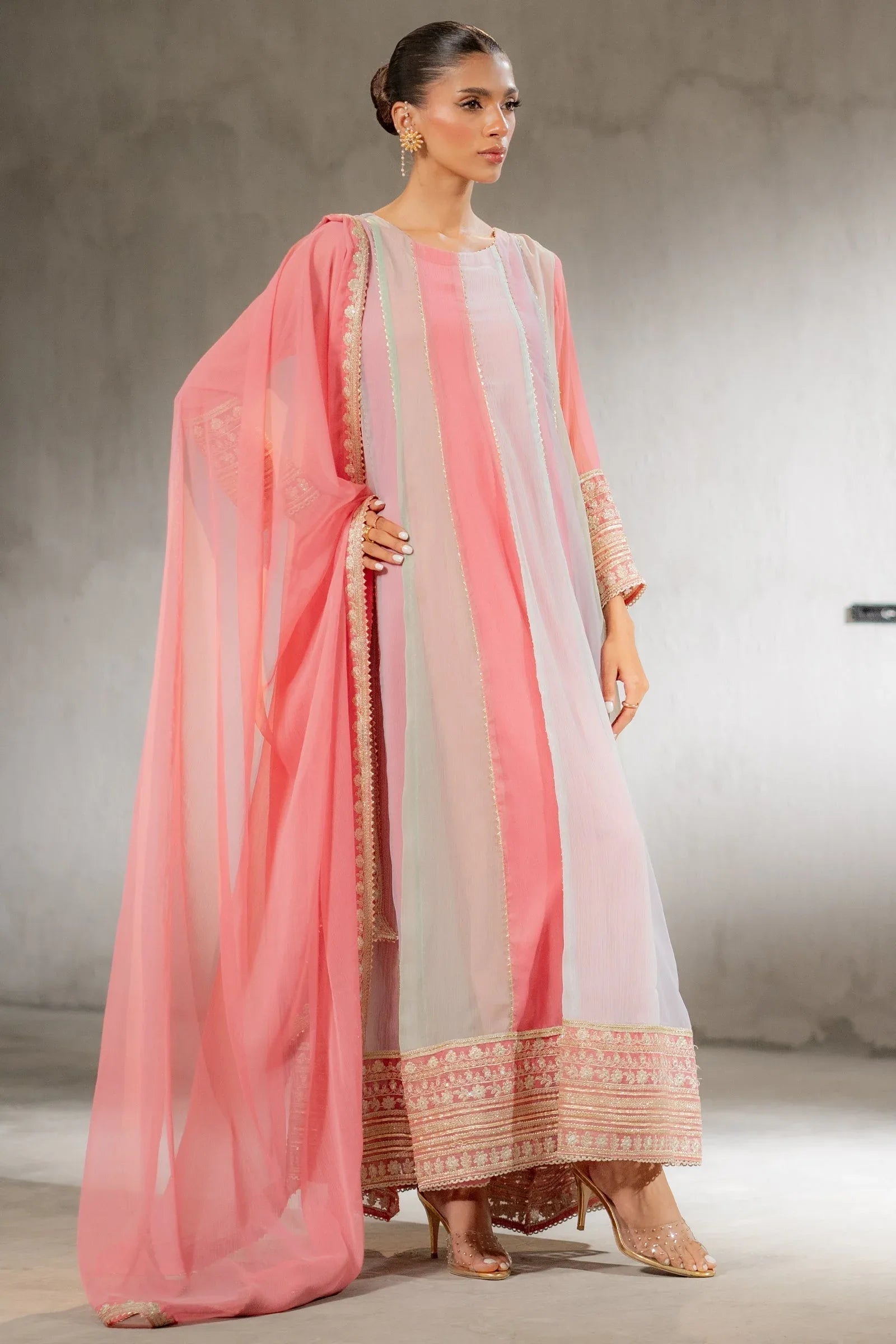 Ego | Diva Premium | FLOW 3 PIECE - Aqsa Fabrics