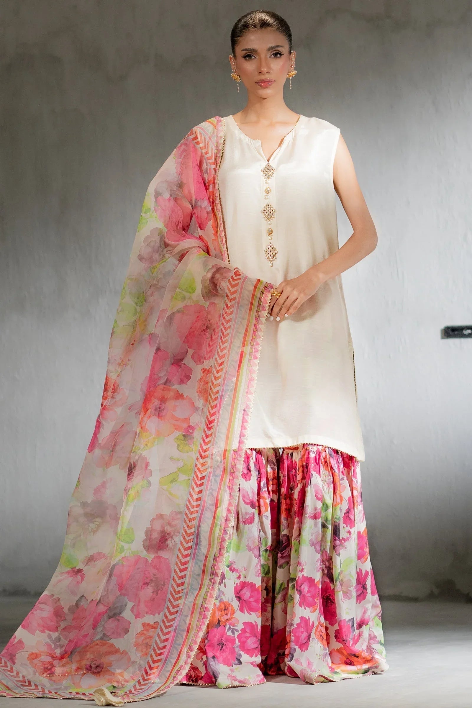 Ego | Diva Premium | FULL BLOOM 3 PIECE - Aqsa Fabrics