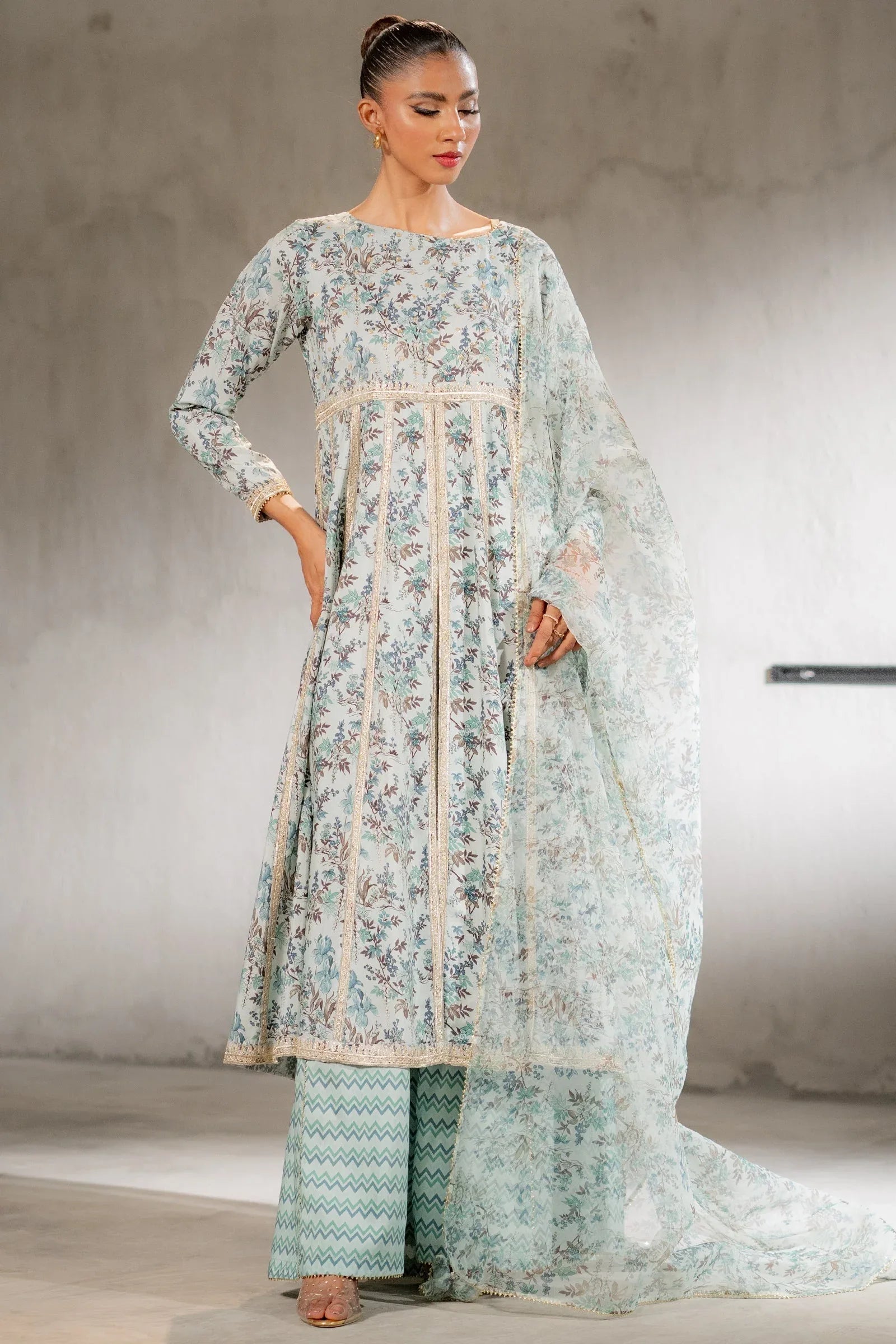 Ego | Diva Premium | SERENE 3 PIECE - Aqsa Fabrics
