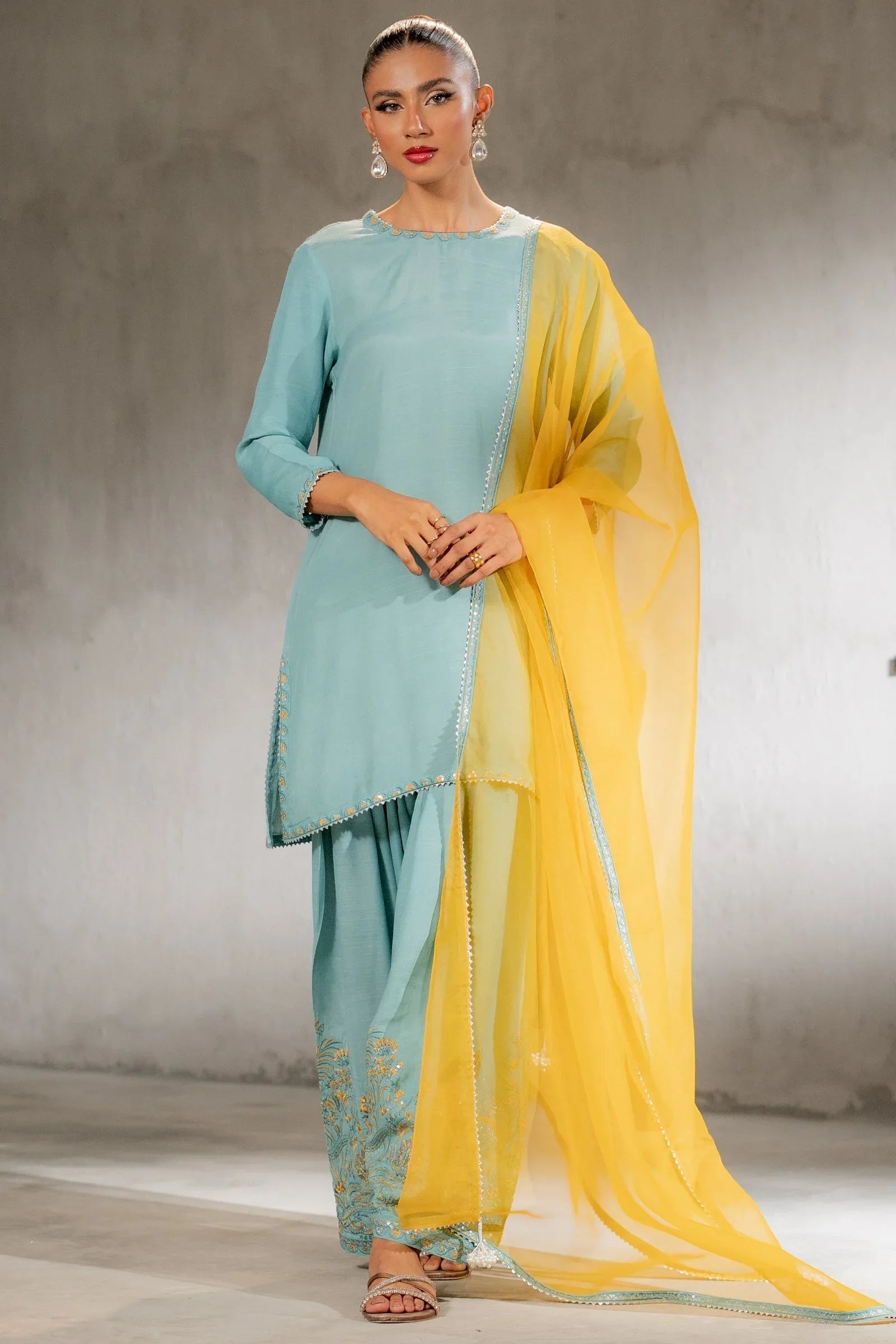 Ego | Diva Premium | ESSENCE 3 PIECE - Aqsa Fabrics