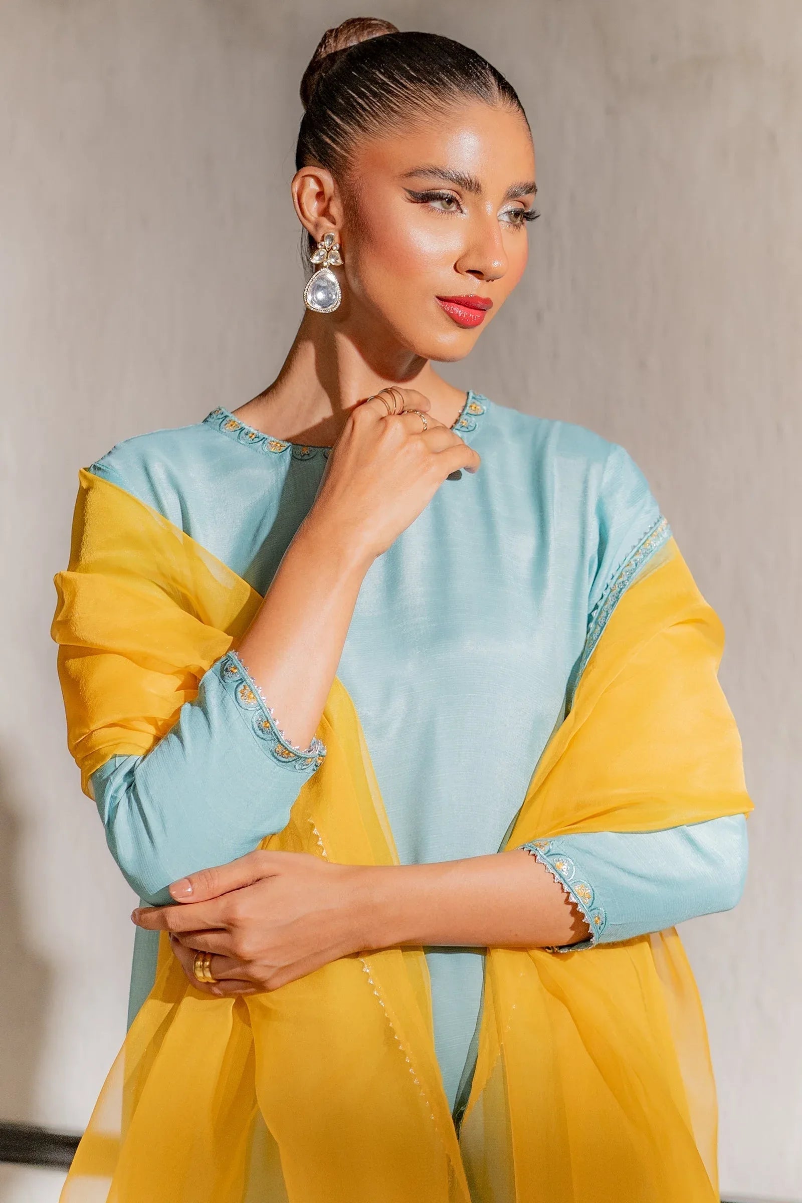 Ego | Diva Premium | ESSENCE 3 PIECE - Aqsa Fabrics