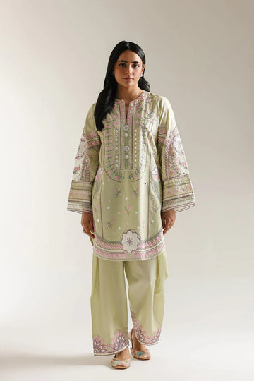 Ethnic | Rozana Collection 25 | Embroidered Dress 23A - Aqsa Fabrics